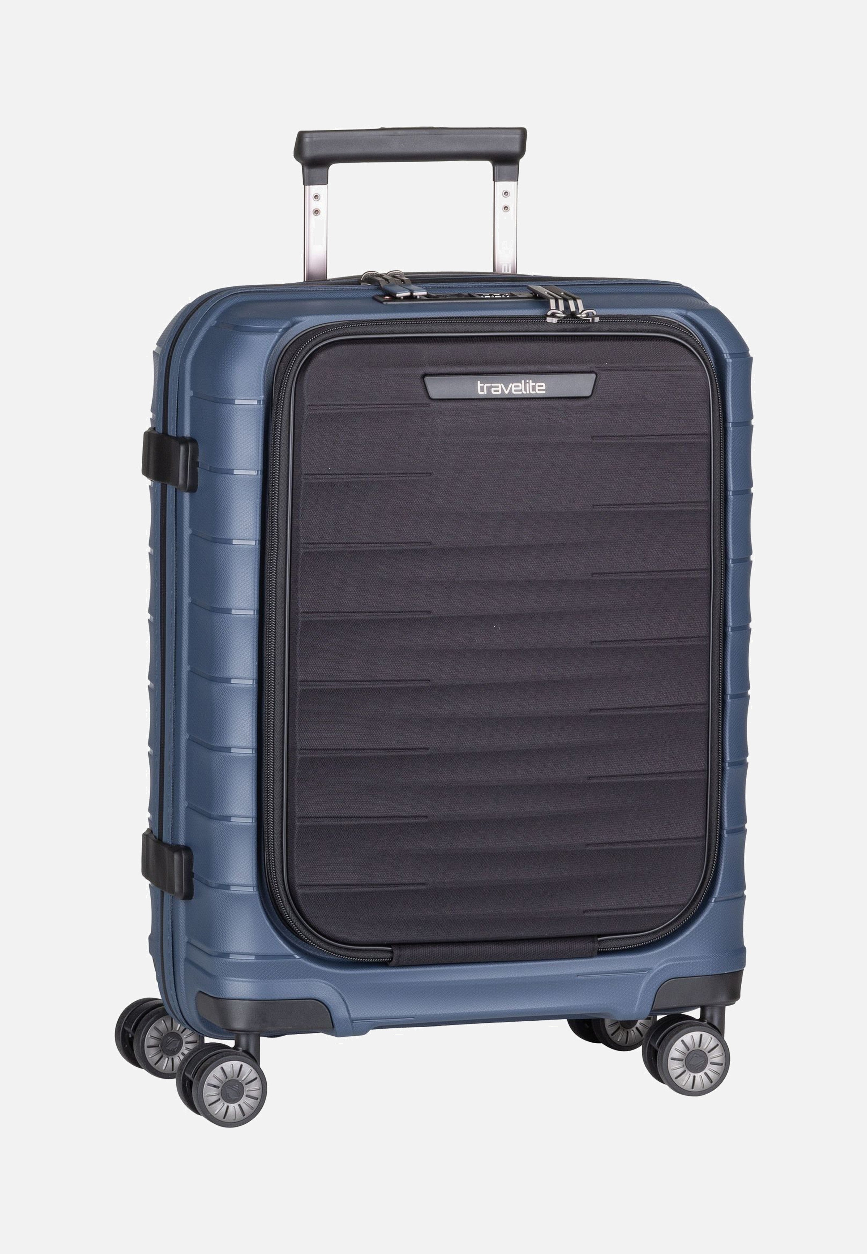 travelite - Mooby 4w Trolley S Front Pocket Marine - Suitcase | Neutral-Image