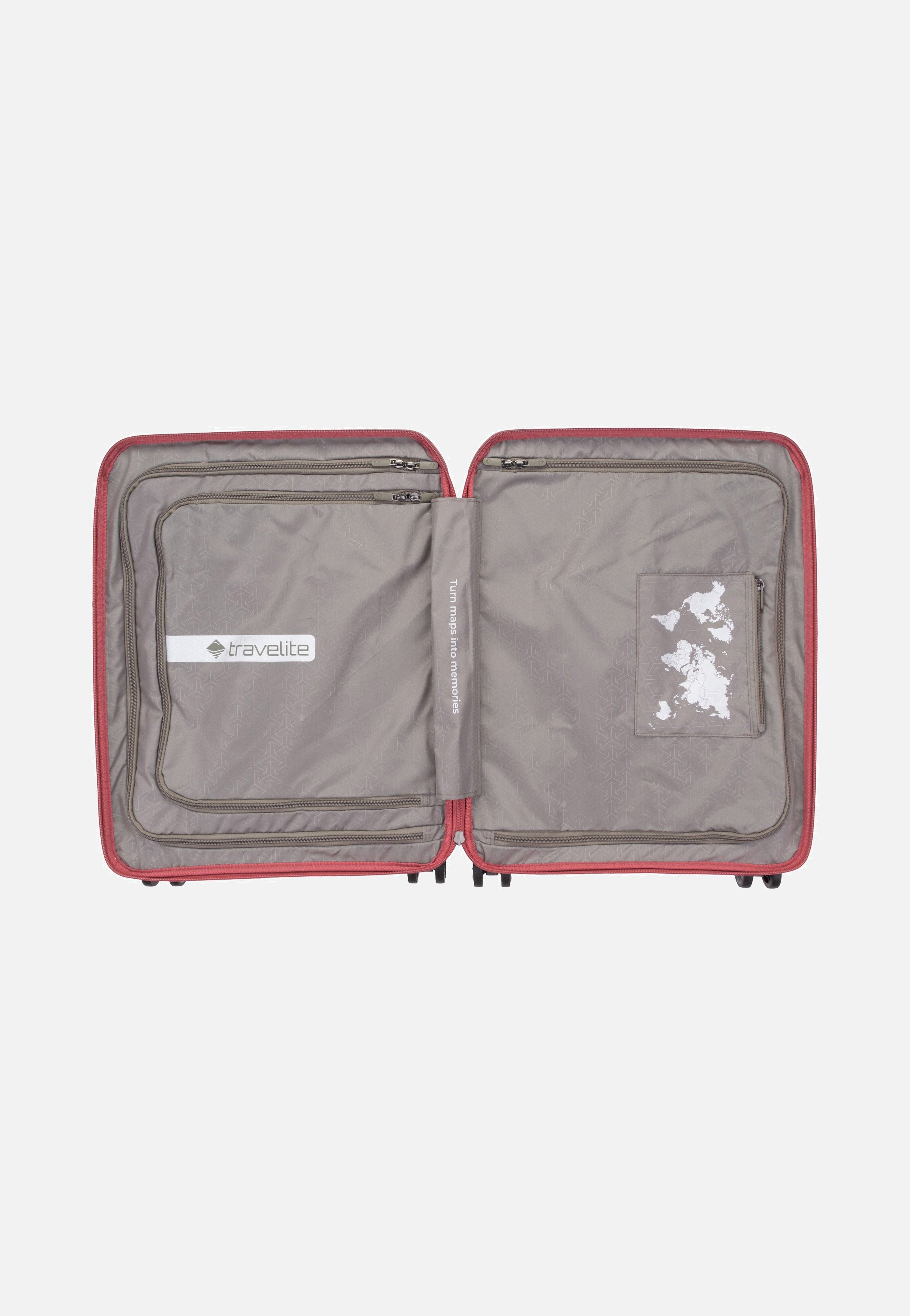 travelite - Mooby 4w Trolley S Front Pocket Rot - Suitcase | Neutral-Image