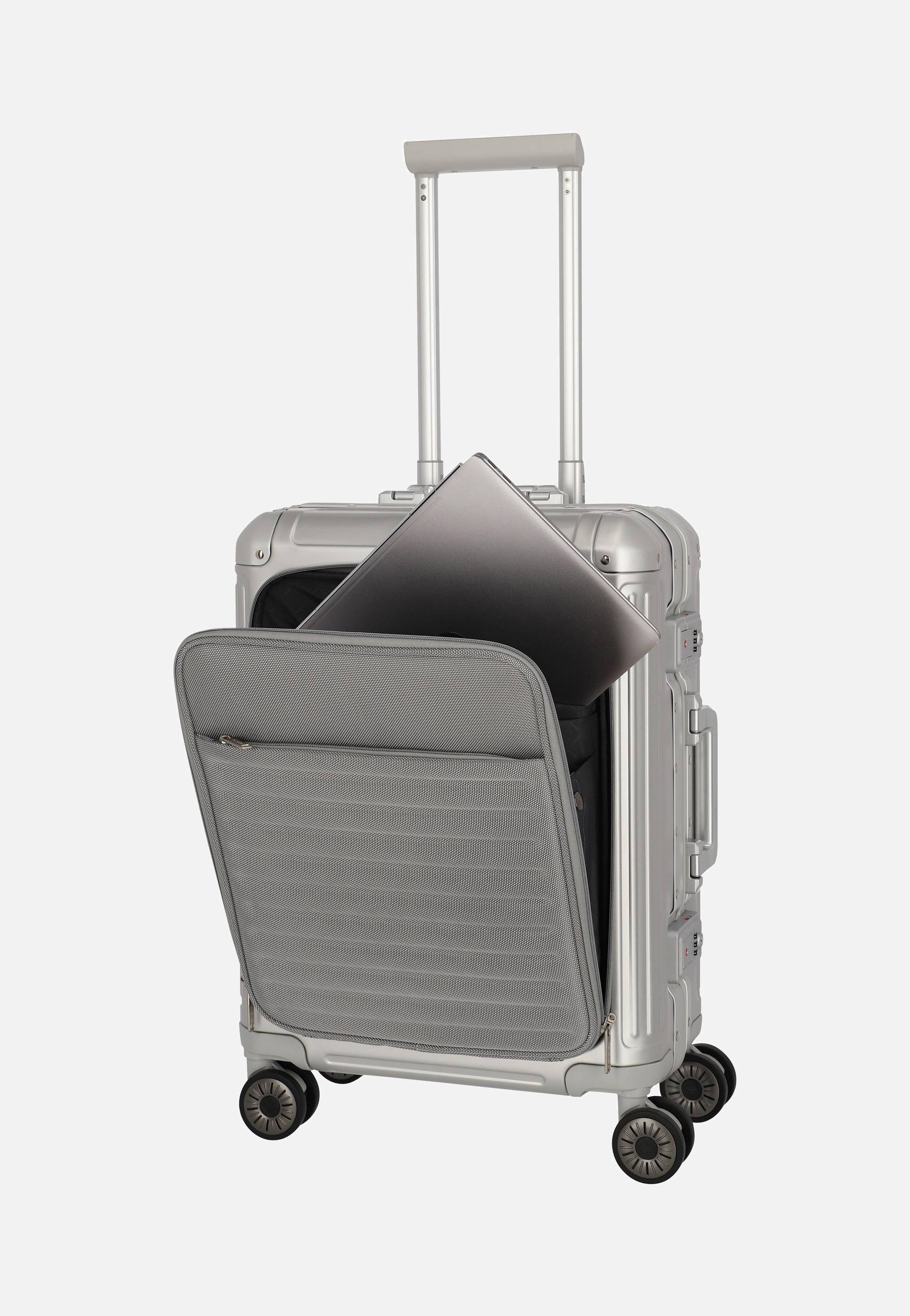 travelite Next 4w Trolley S+ Silber - Suitcase | Sakoi