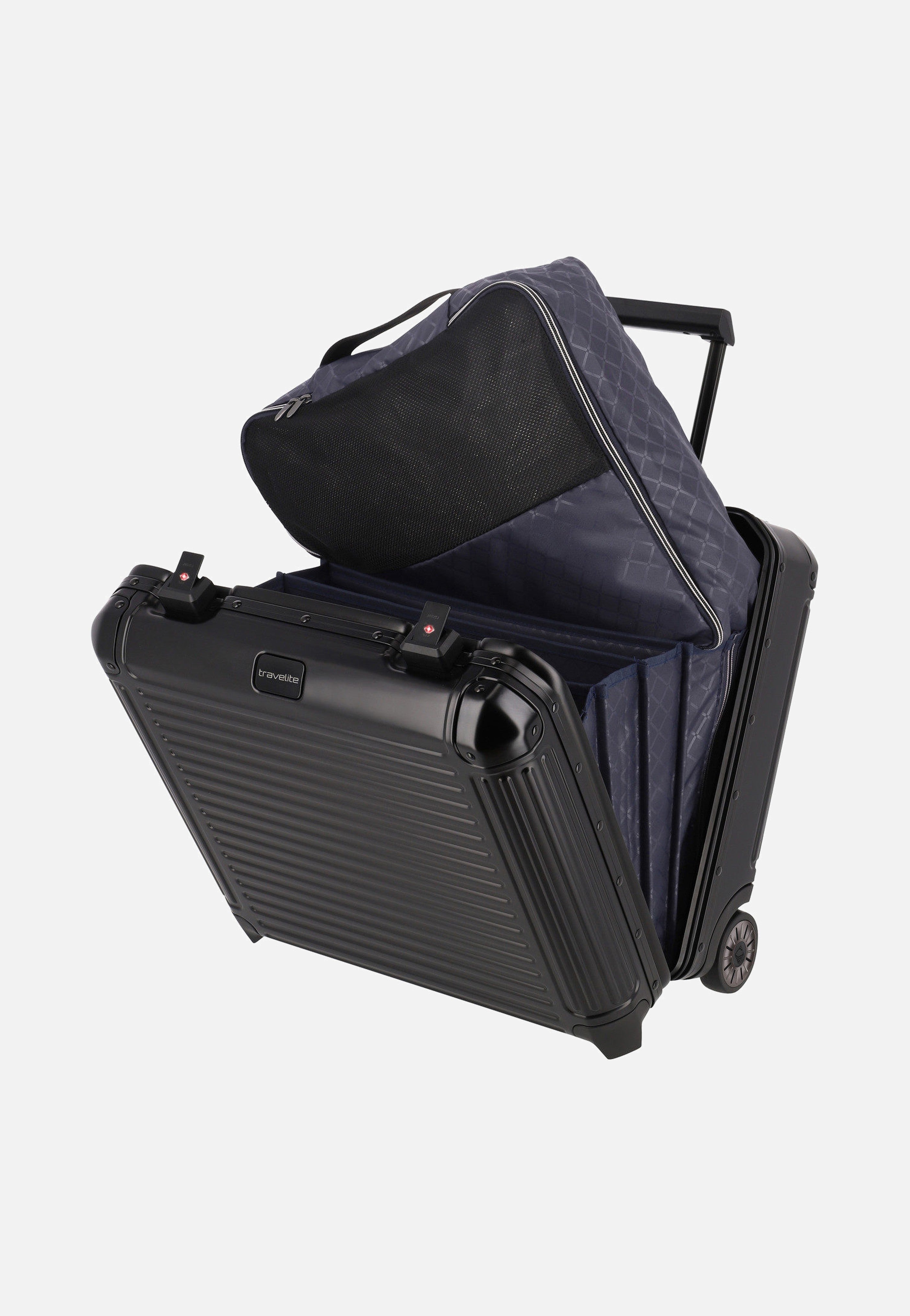 travelite - Next Business Trolley Schwarz - Pilot Case | Neutral-Image