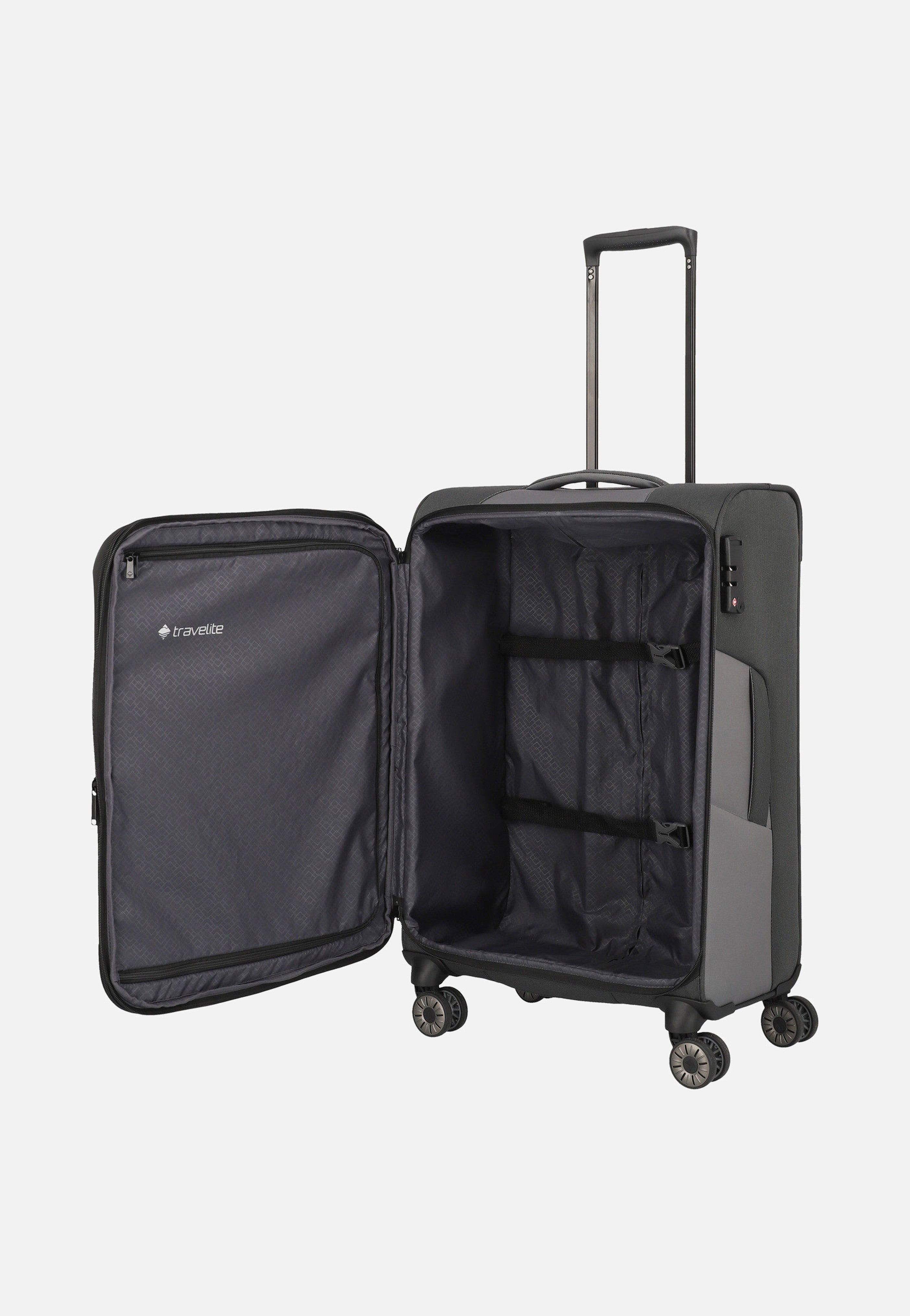 travelite - Viia 4w Trolley M Schiefer - Suitcase | Neutral-Image