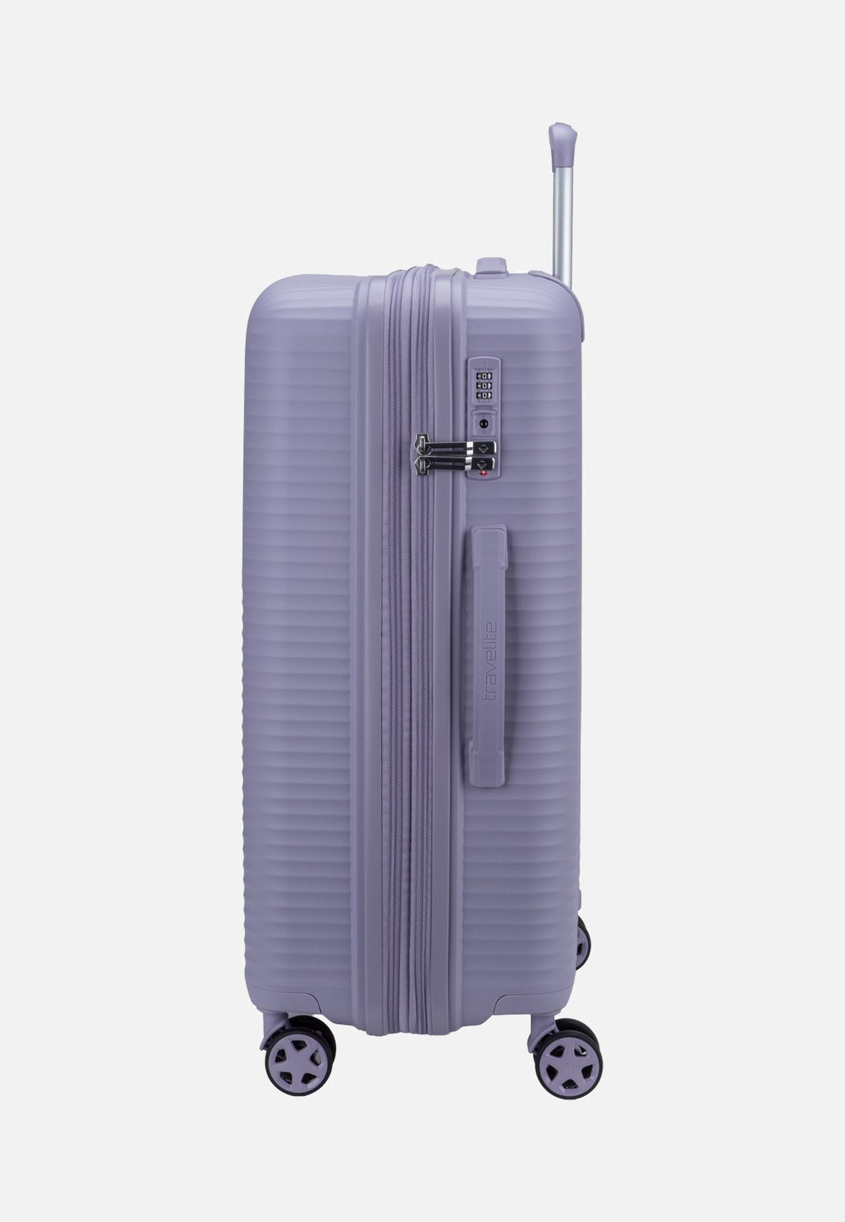 travelite Air Stripe Trolley 4W M Exp. Lavender Maleta