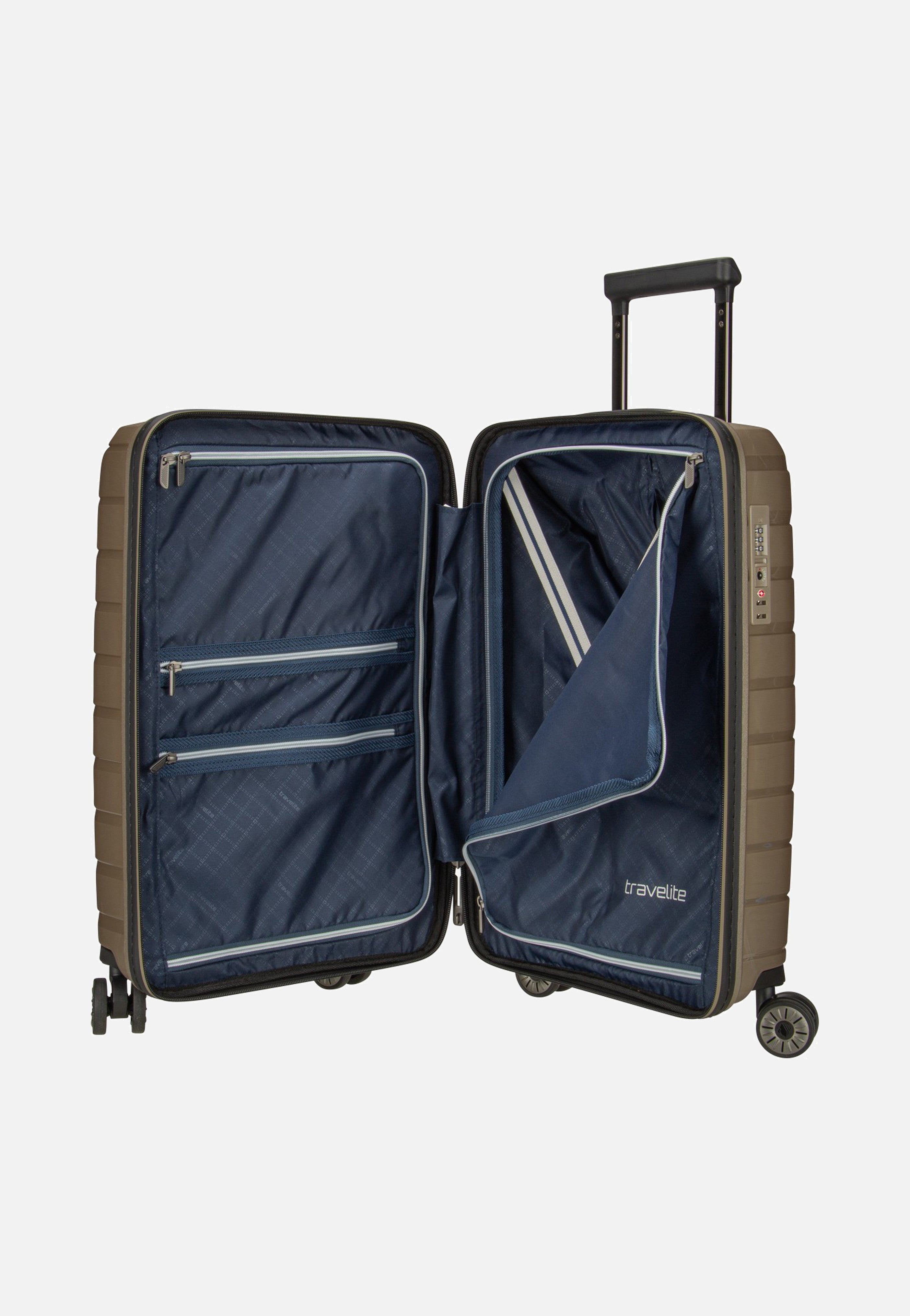 travelite Air Base Trolley 4W S Champagne Suitcase