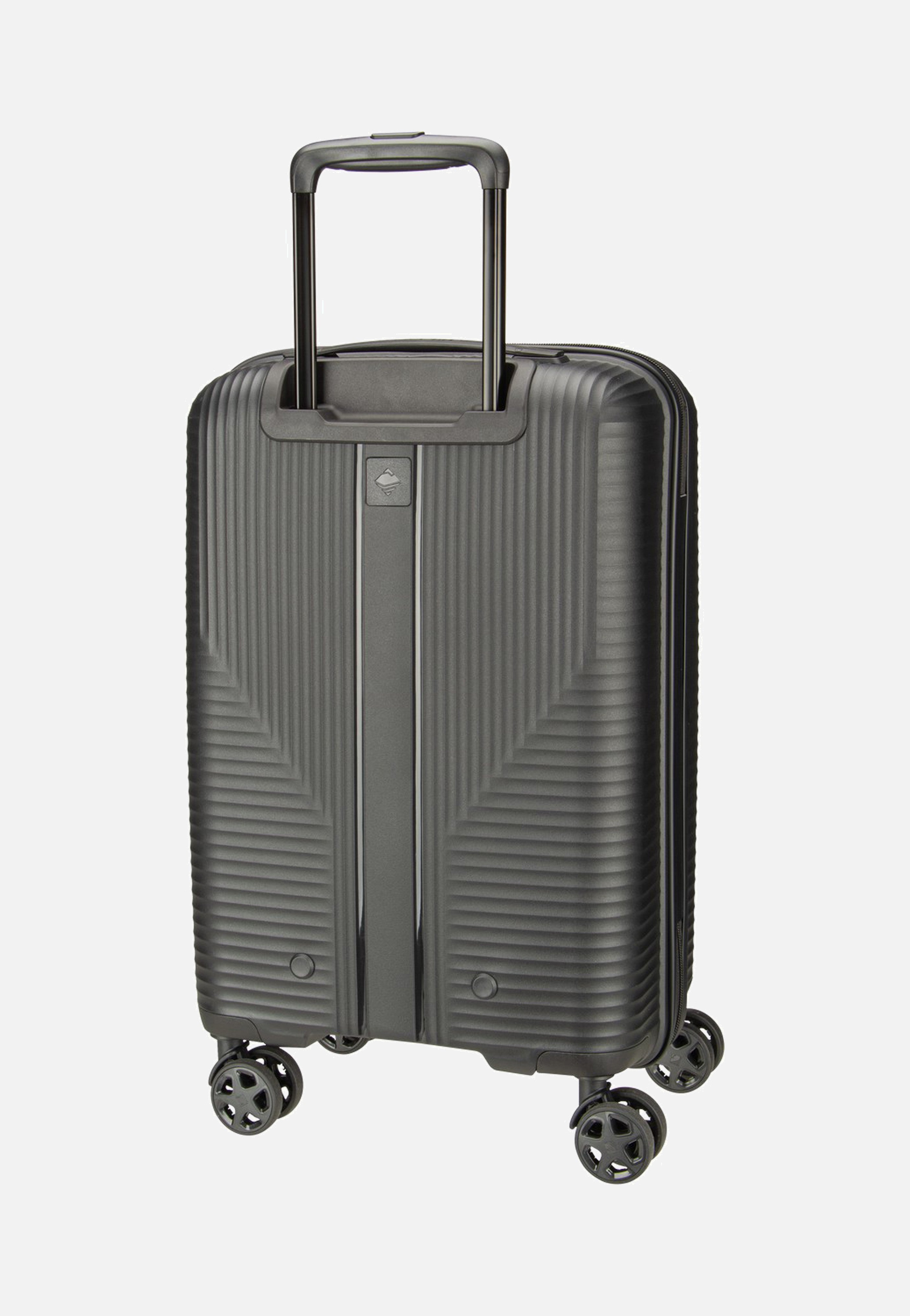 travelite Air Stripe Trolley 4W S Slim Black Suitcase