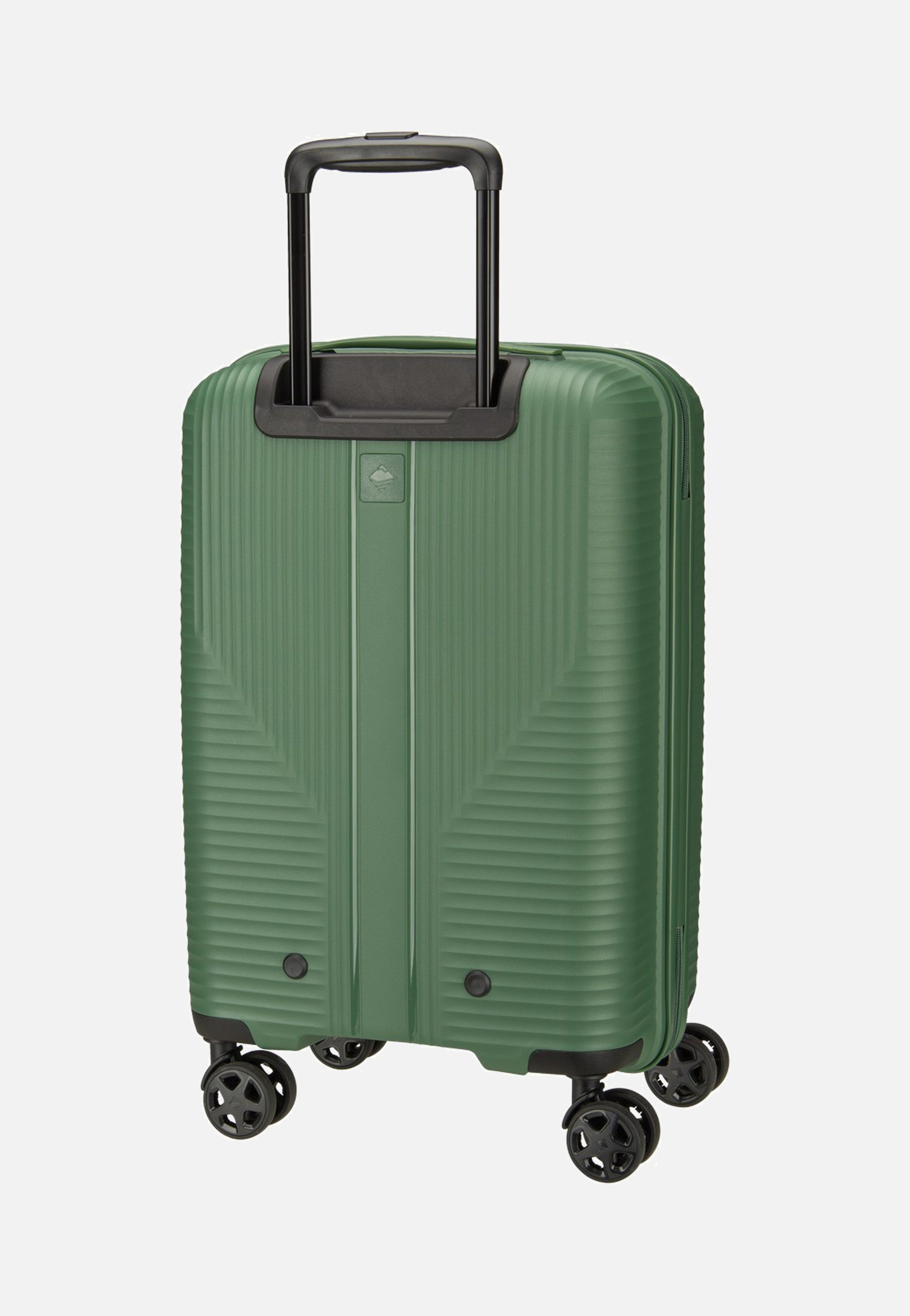 travelite Air Stripe Trolley 4W S Slim Green Suitcase