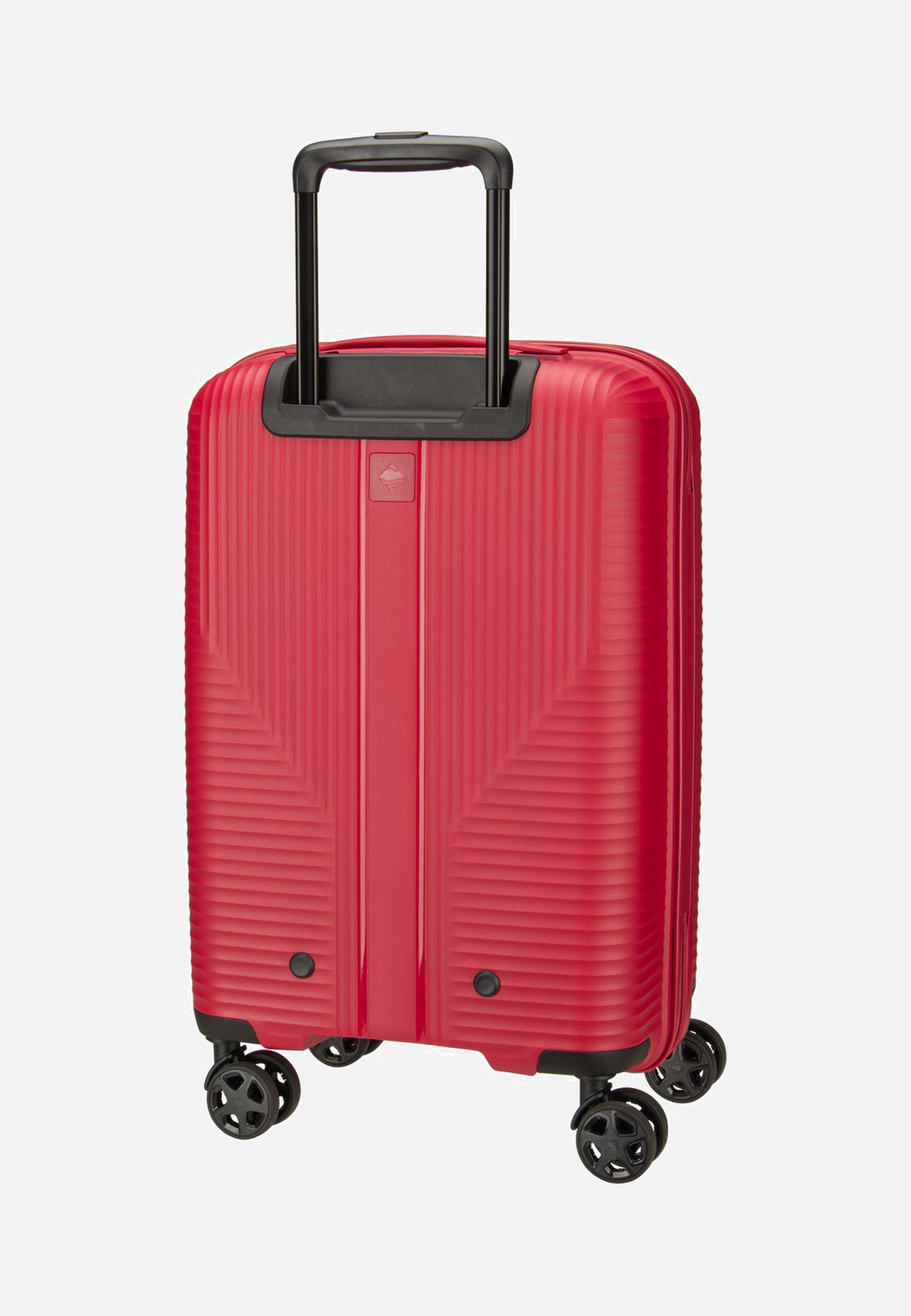 travelite Air Stripe Trolley 4W S Slim Red Suitcase