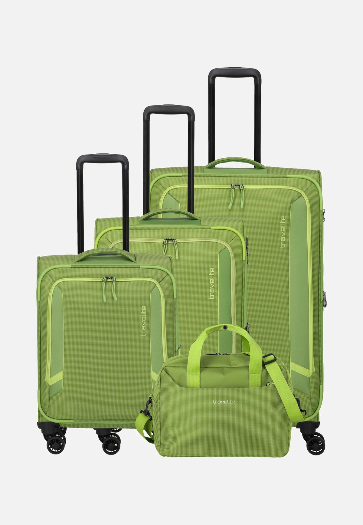 travelite Corsiica 4w Set Lexp/Mexp/Sexp/BB Fresh Green Valise