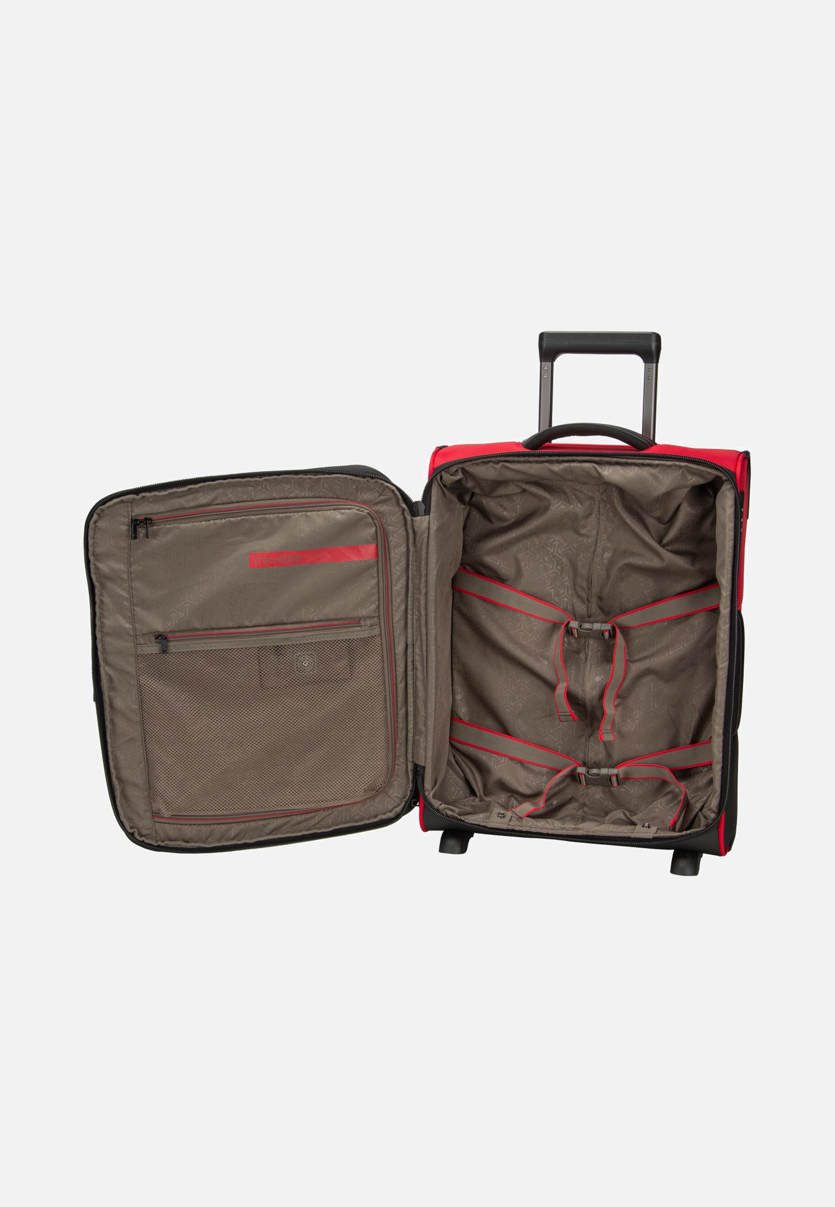 travelite Crosslite 2W Trolley S Red Suitcase