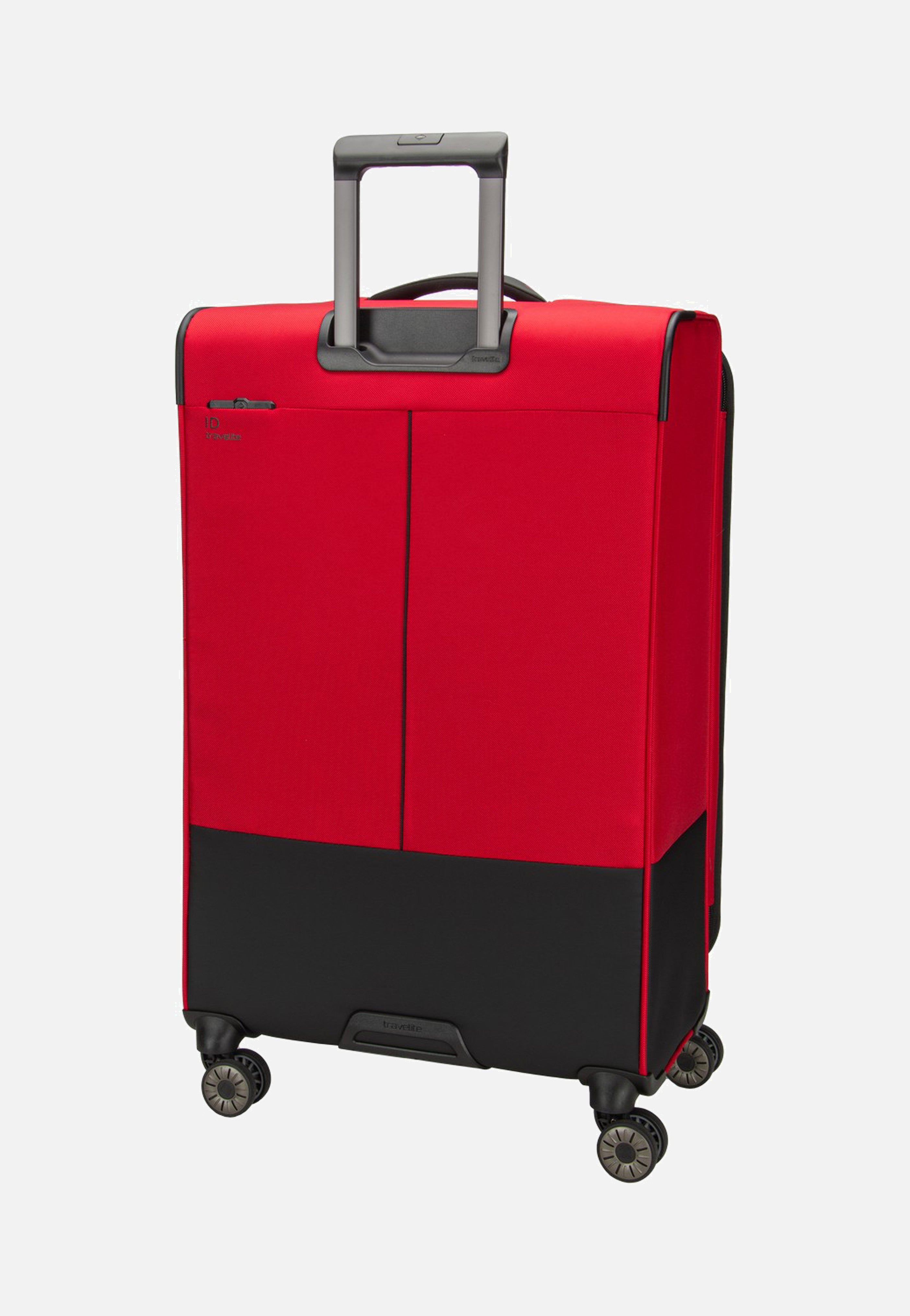 travelite Crosslite 4W Trolley L Exp. Red Suitcase