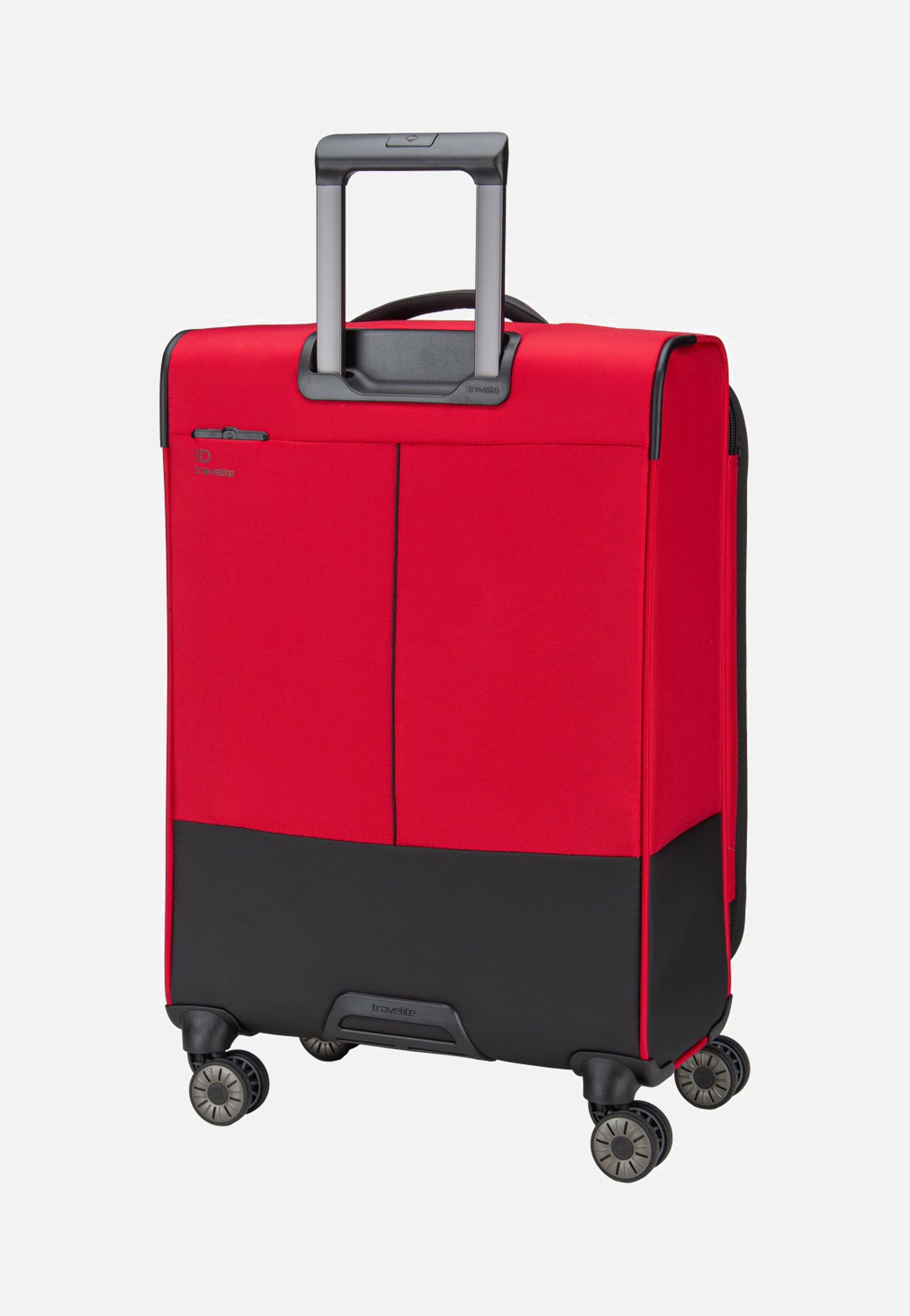 travelite Crosslite 4W Trolley M Exp. Red Suitcase