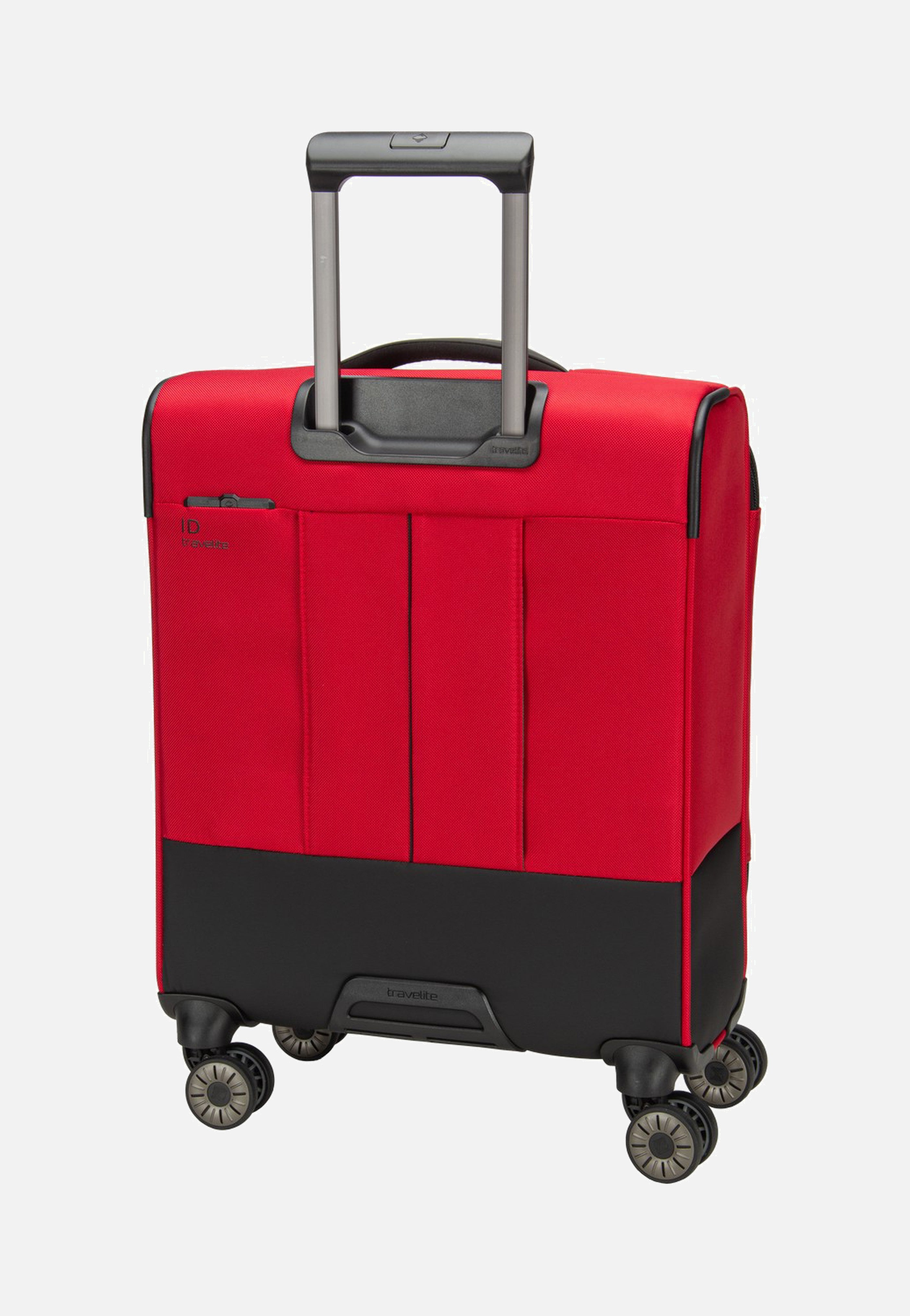travelite Crosslite 4W Trolley S Red Suitcase