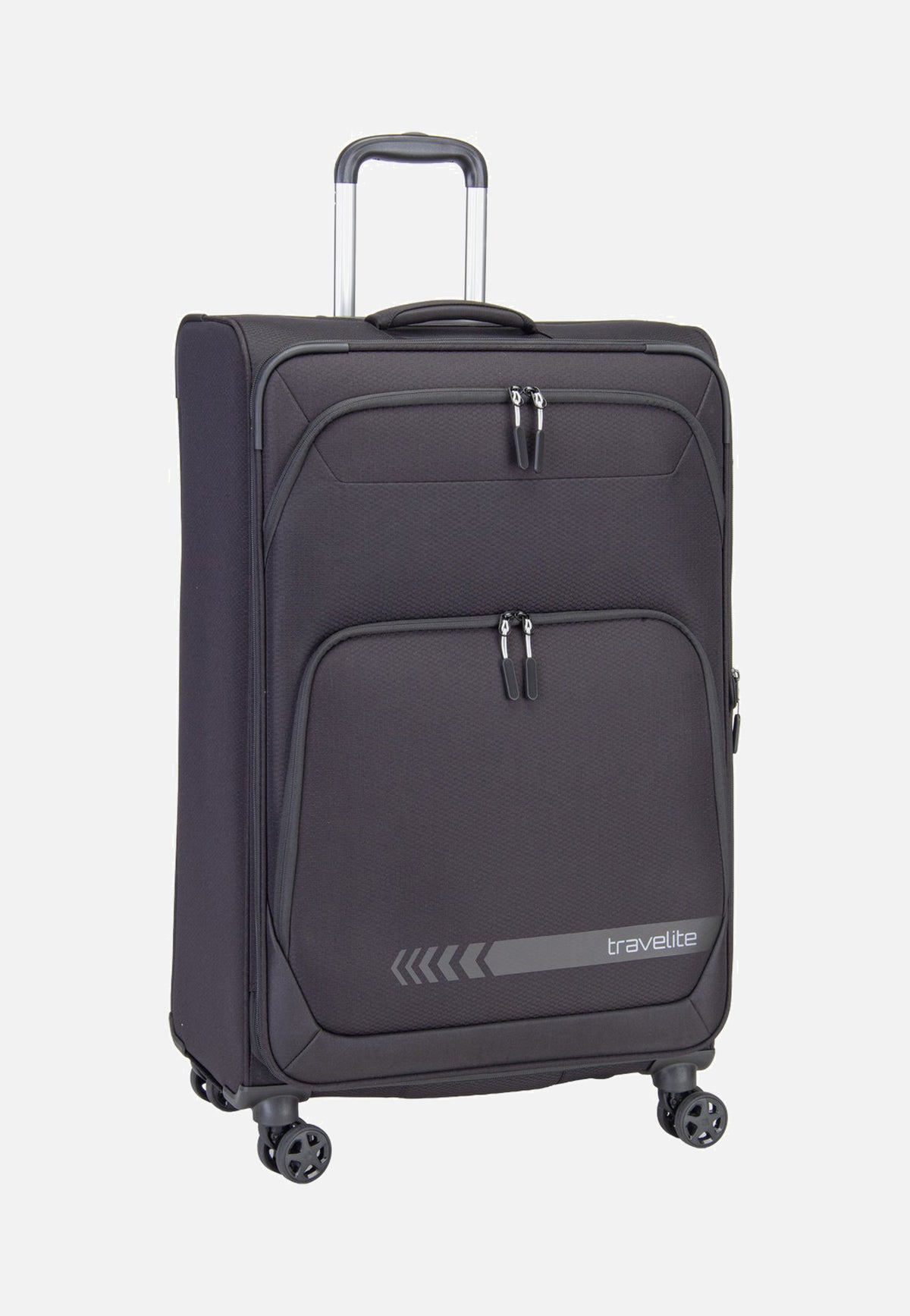 travelite Kick Off Trolley 4W L Exp. Black Valise