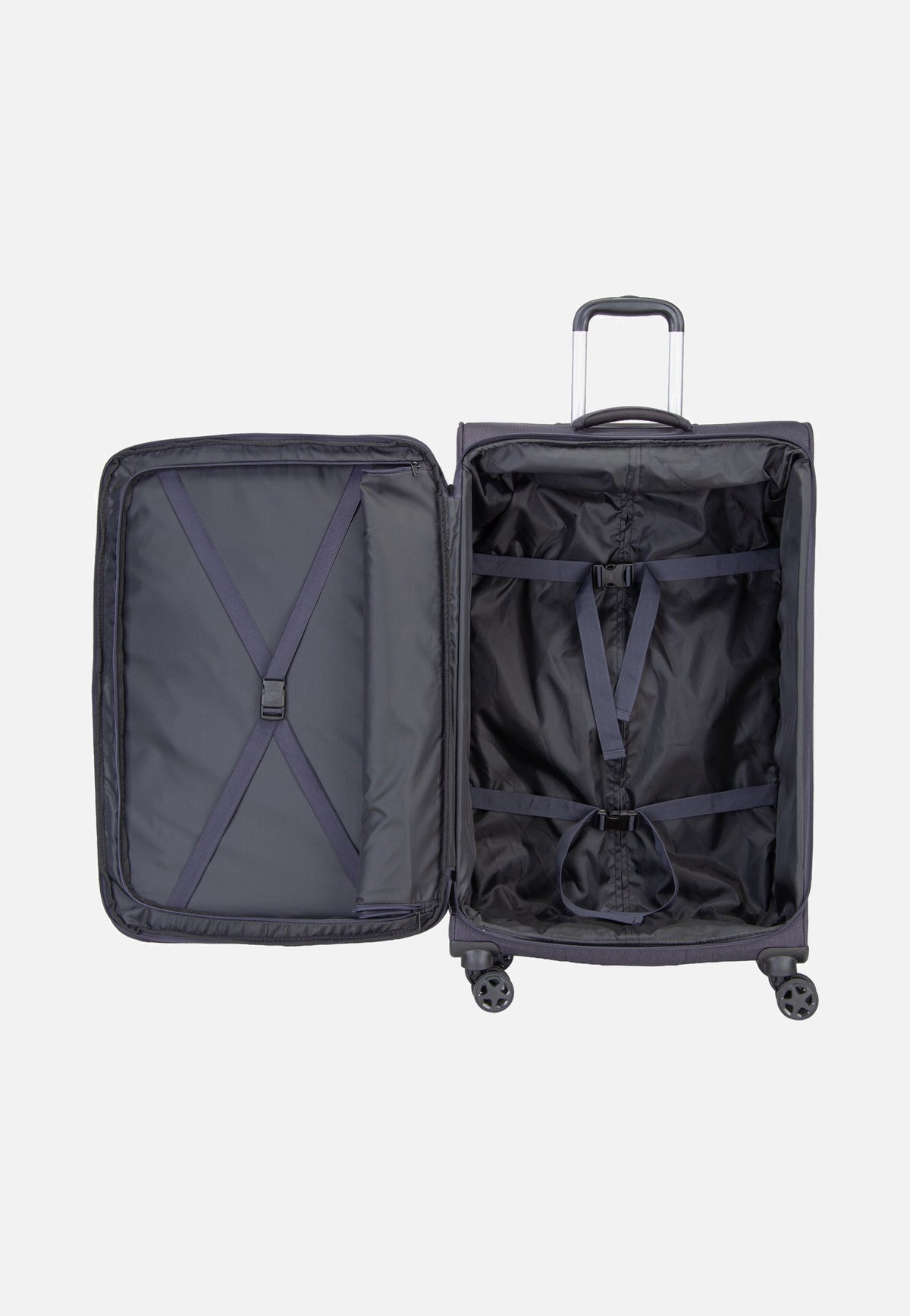 travelite Kick Off Trolley 4W L Exp. Dark Anthracite Valigia