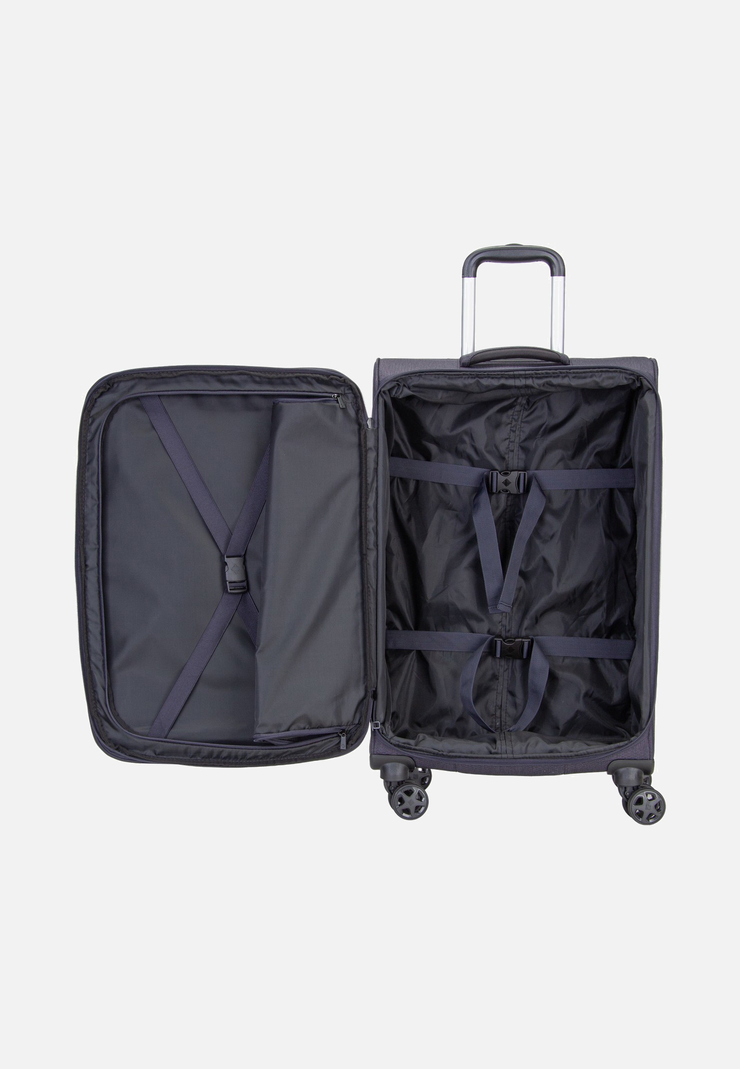 travelite Kick Off Trolley 4W M Exp. Dark Anthracite Valigia