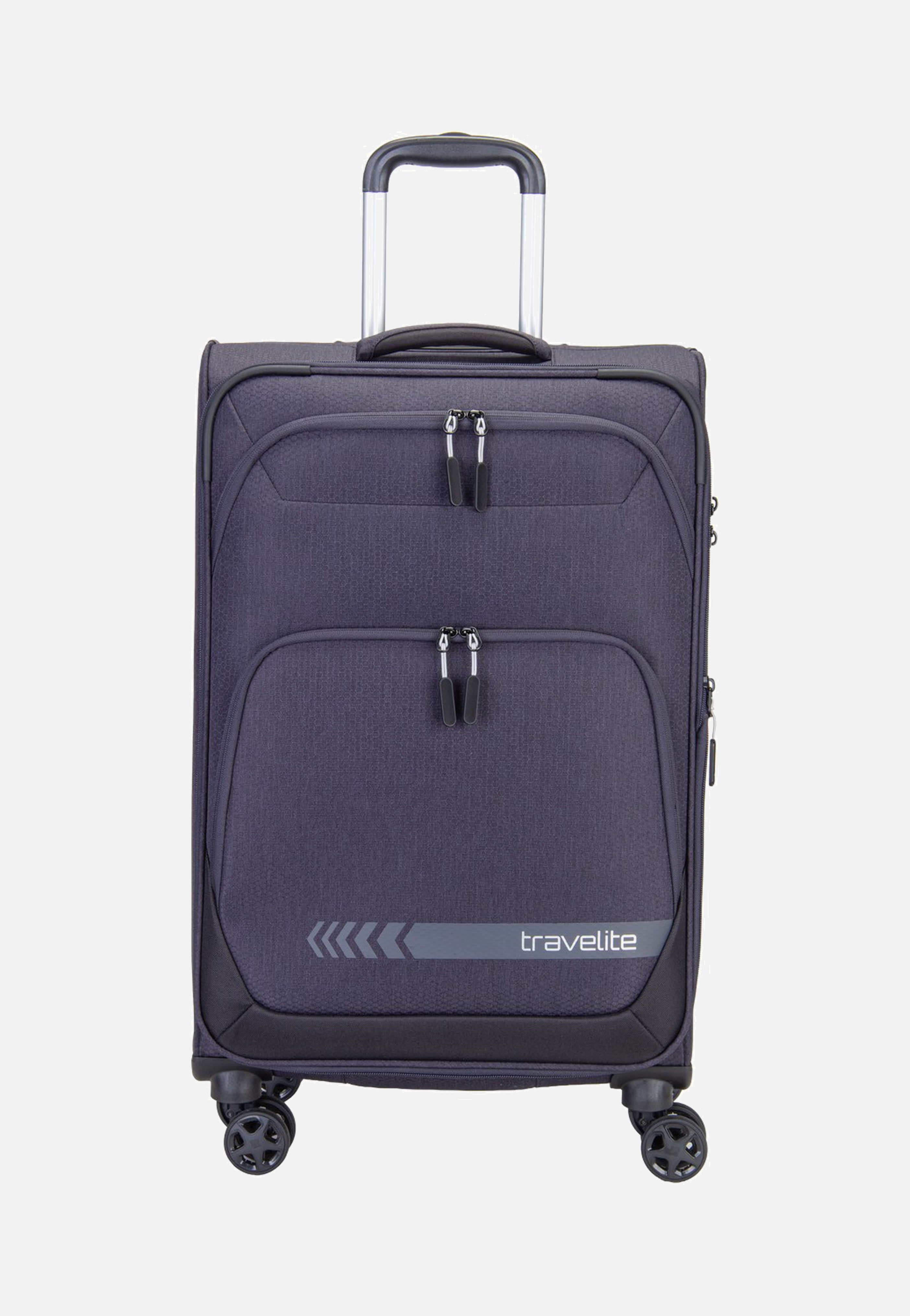travelite Kick Off Trolley 4W M Exp. Dark Anthracite Valigia