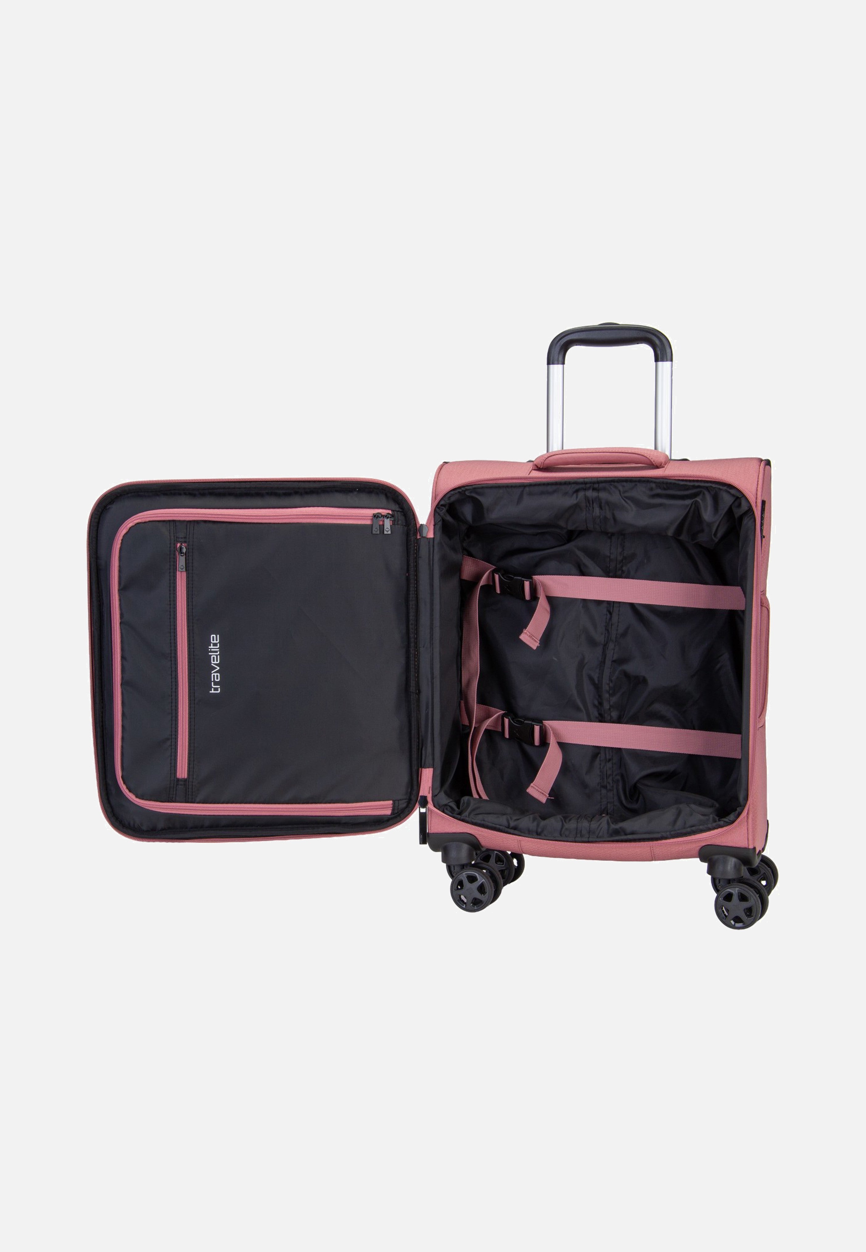 travelite Kick Off Trolley 4W S Blush Valigia