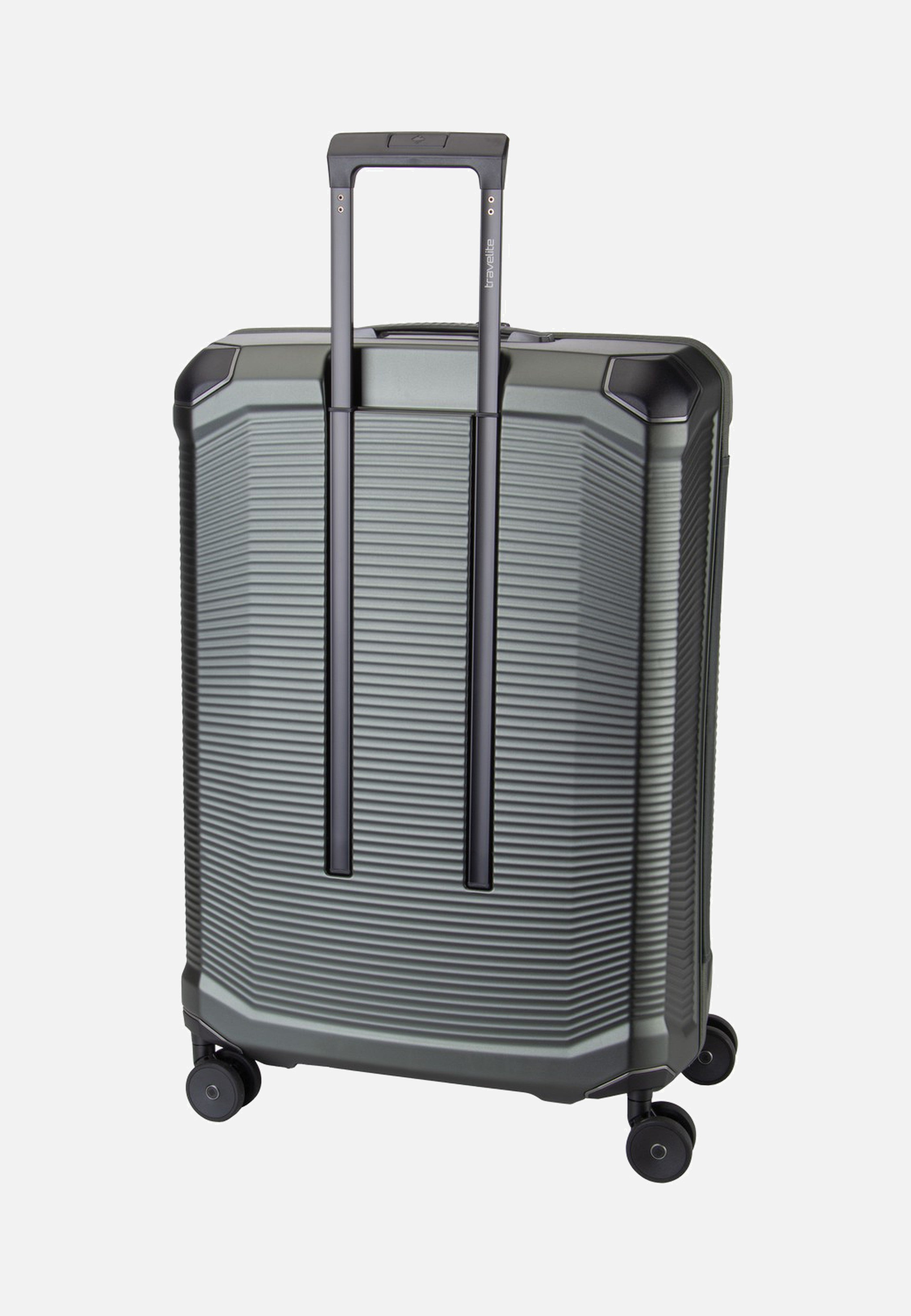 travelite Millennium Trolley 4W L Pine Green Suitcase