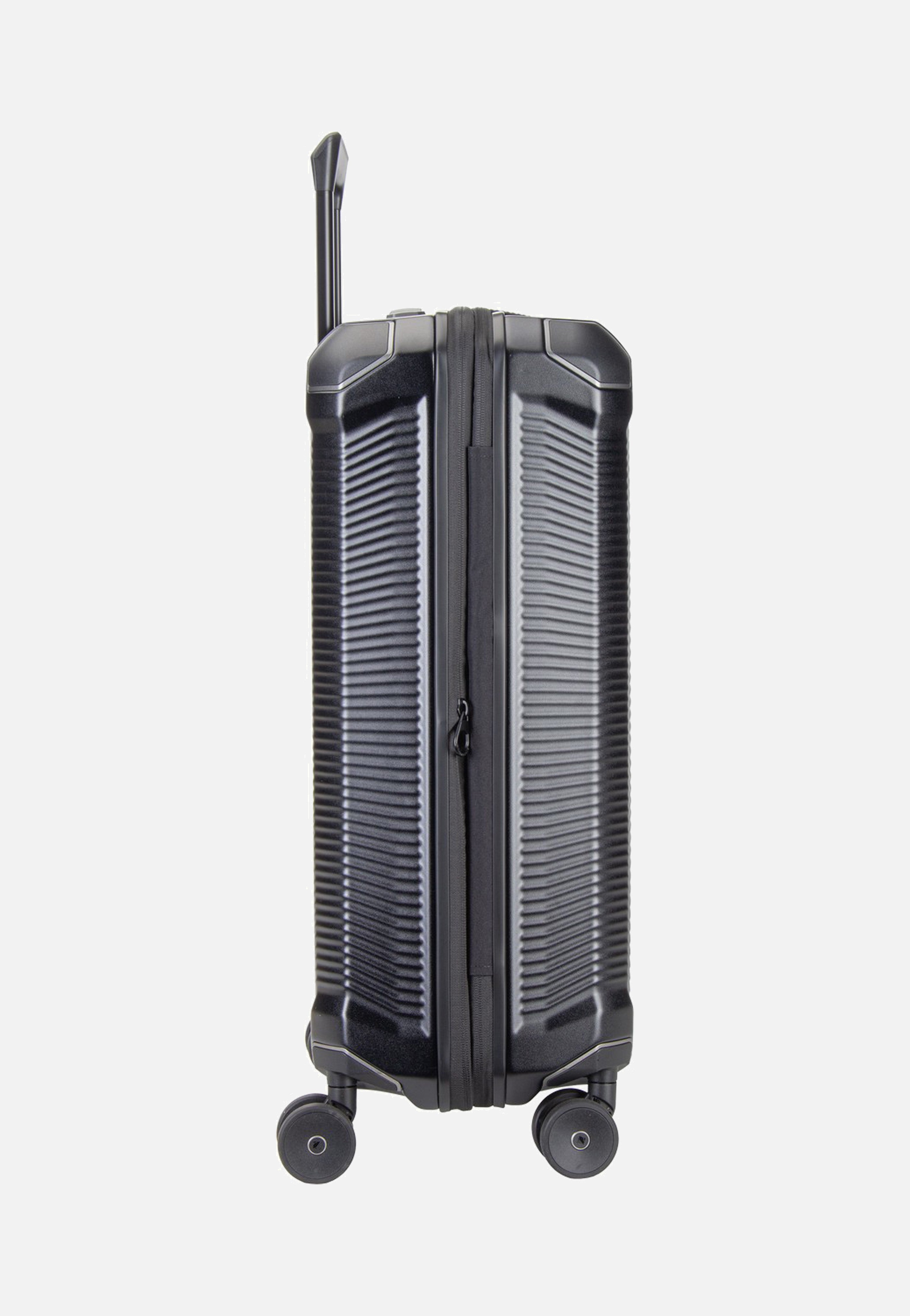 travelite Millennium Trolley 4W M Exp. Black Suitcase