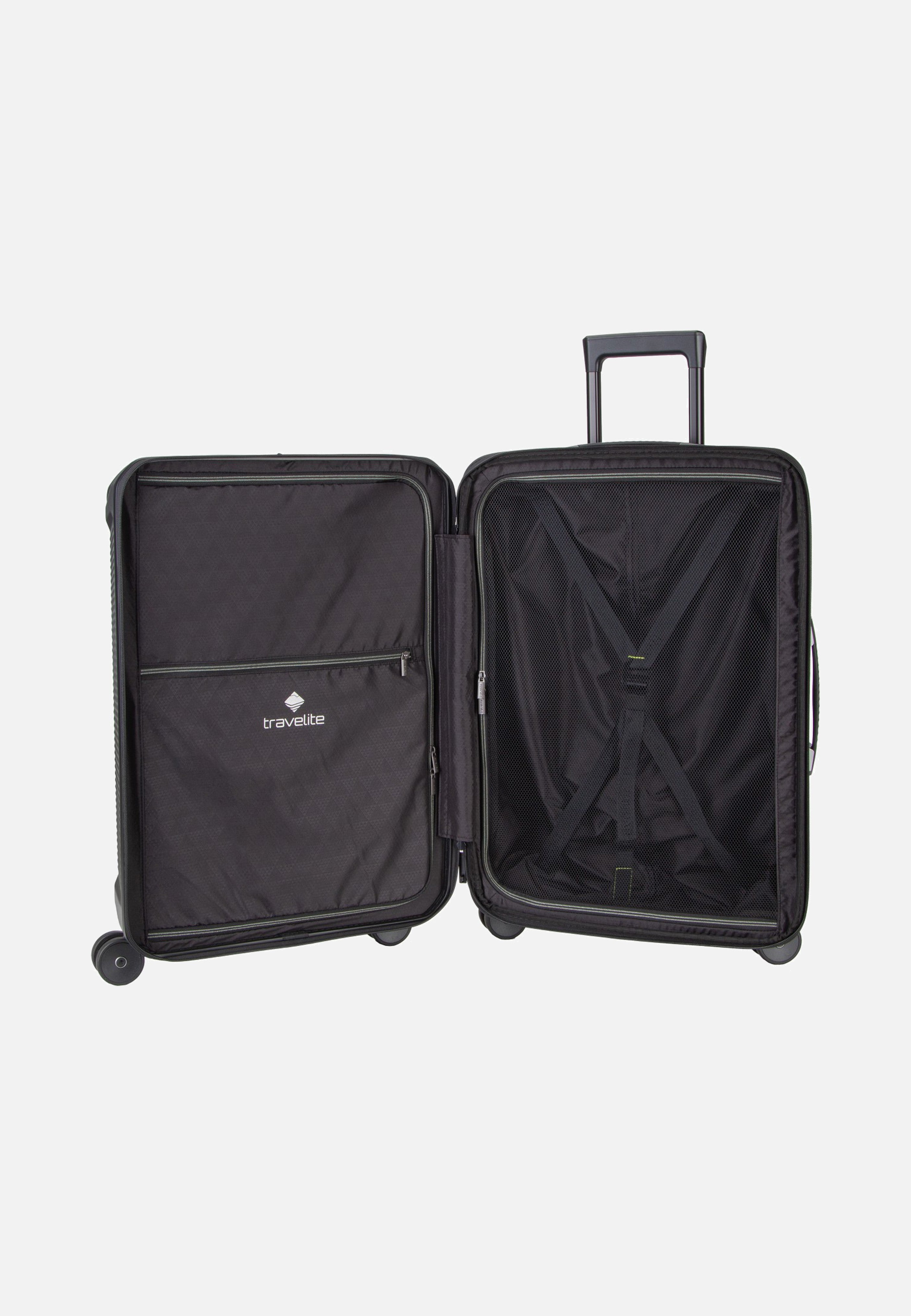 travelite - Millennium Trolley 4W M Exp. Black - Suitcase | Neutral-Image