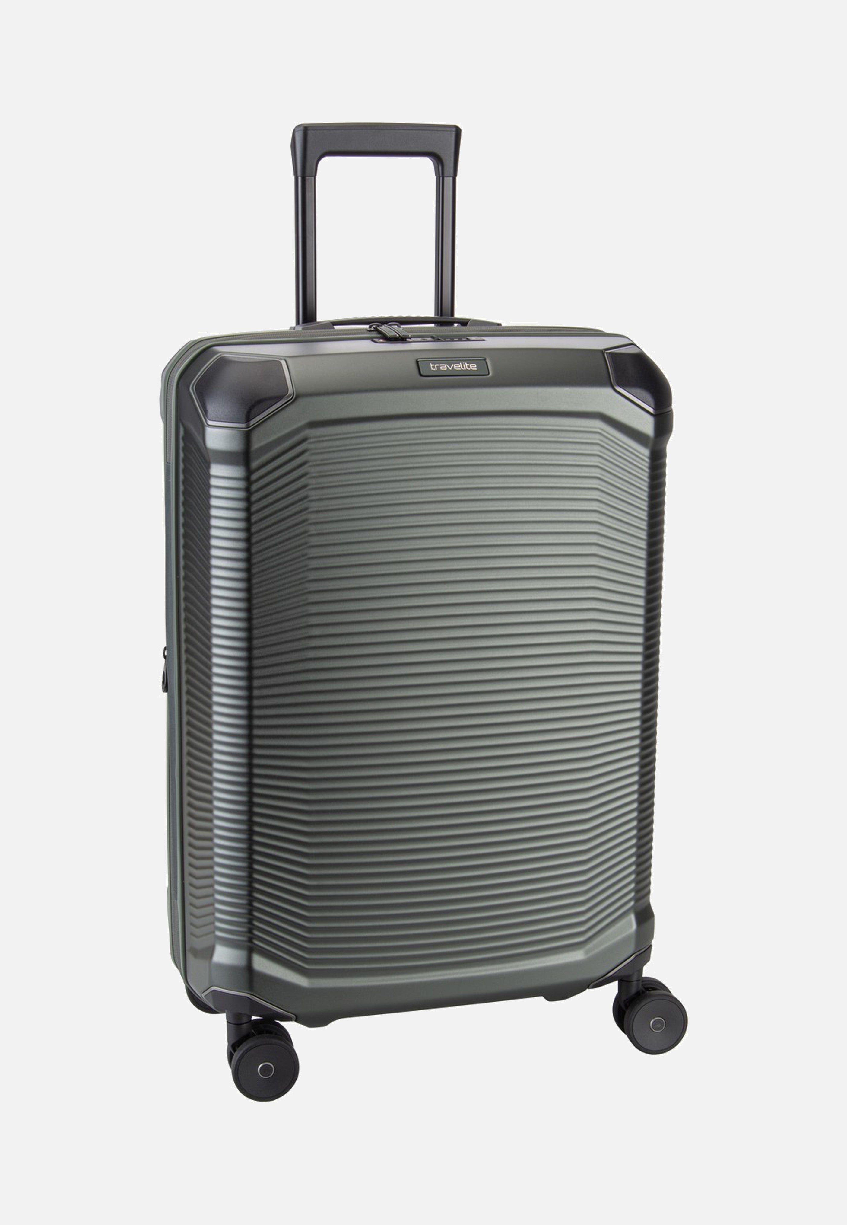 travelite - Millennium Trolley 4W M Exp. Pine Green - Suitcase | Neutral-Image