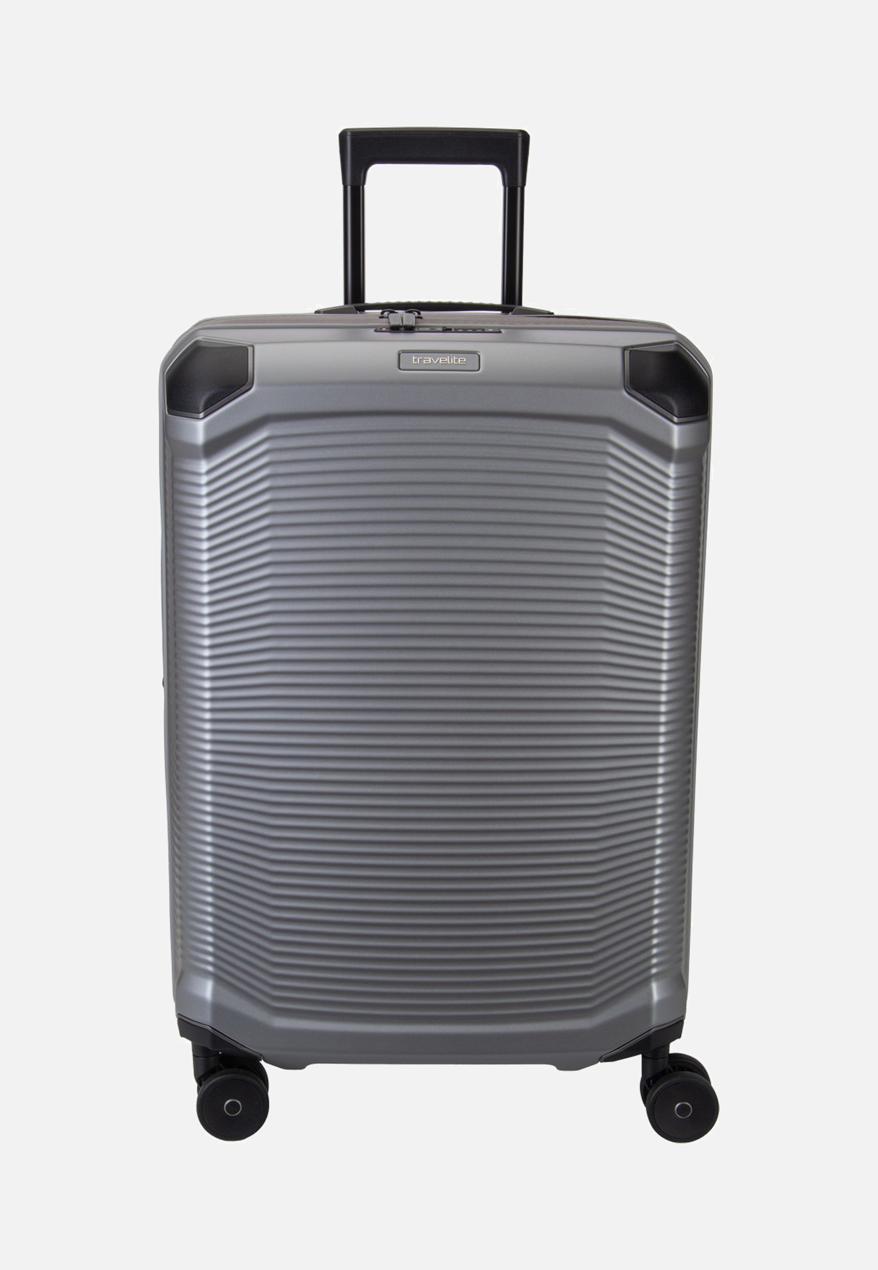 travelite - Millennium Trolley 4W M Exp. Silver - Suitcase | Neutral-Image