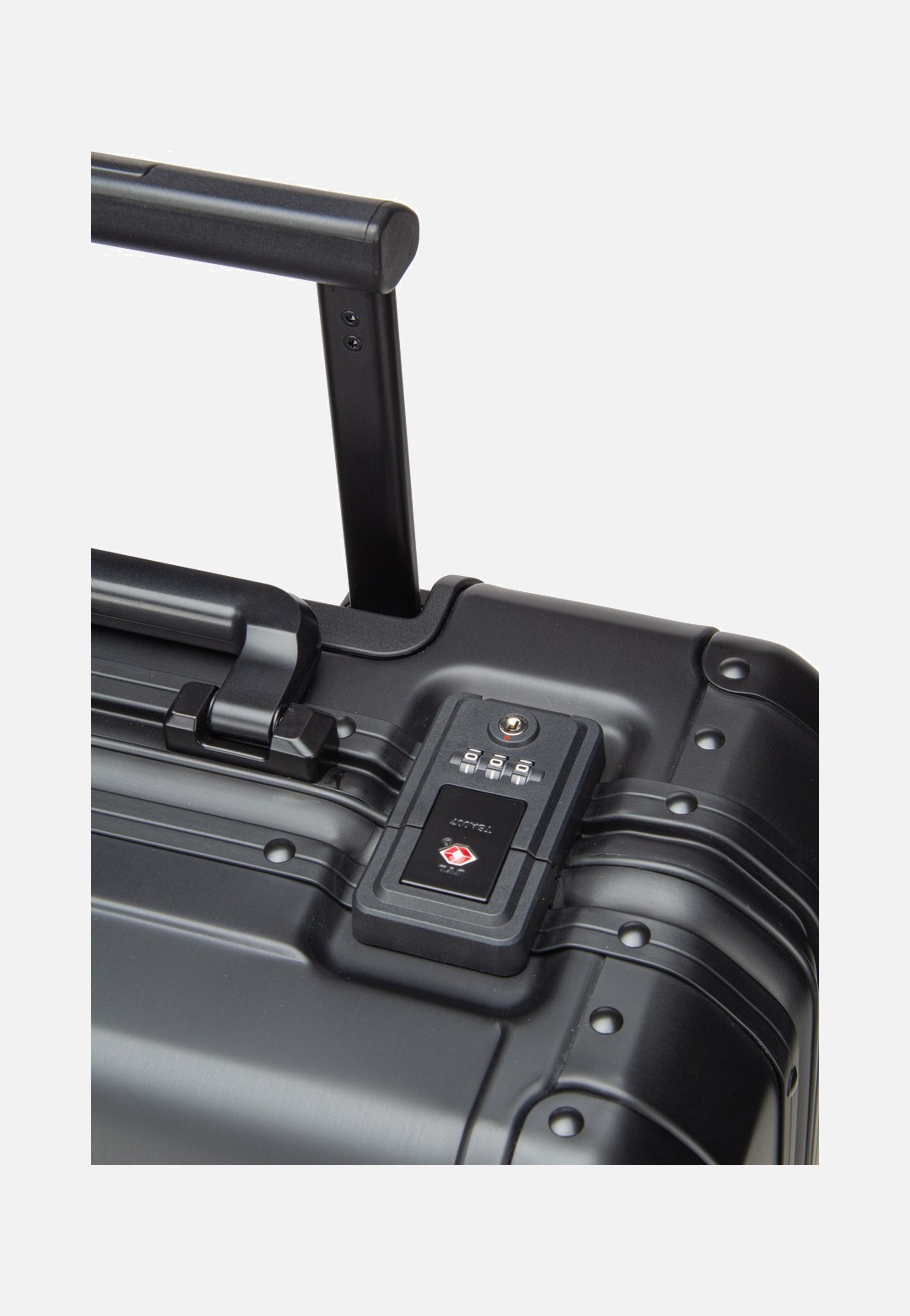 travelite Next 4w Business Wheeler Schwarz Suitcase