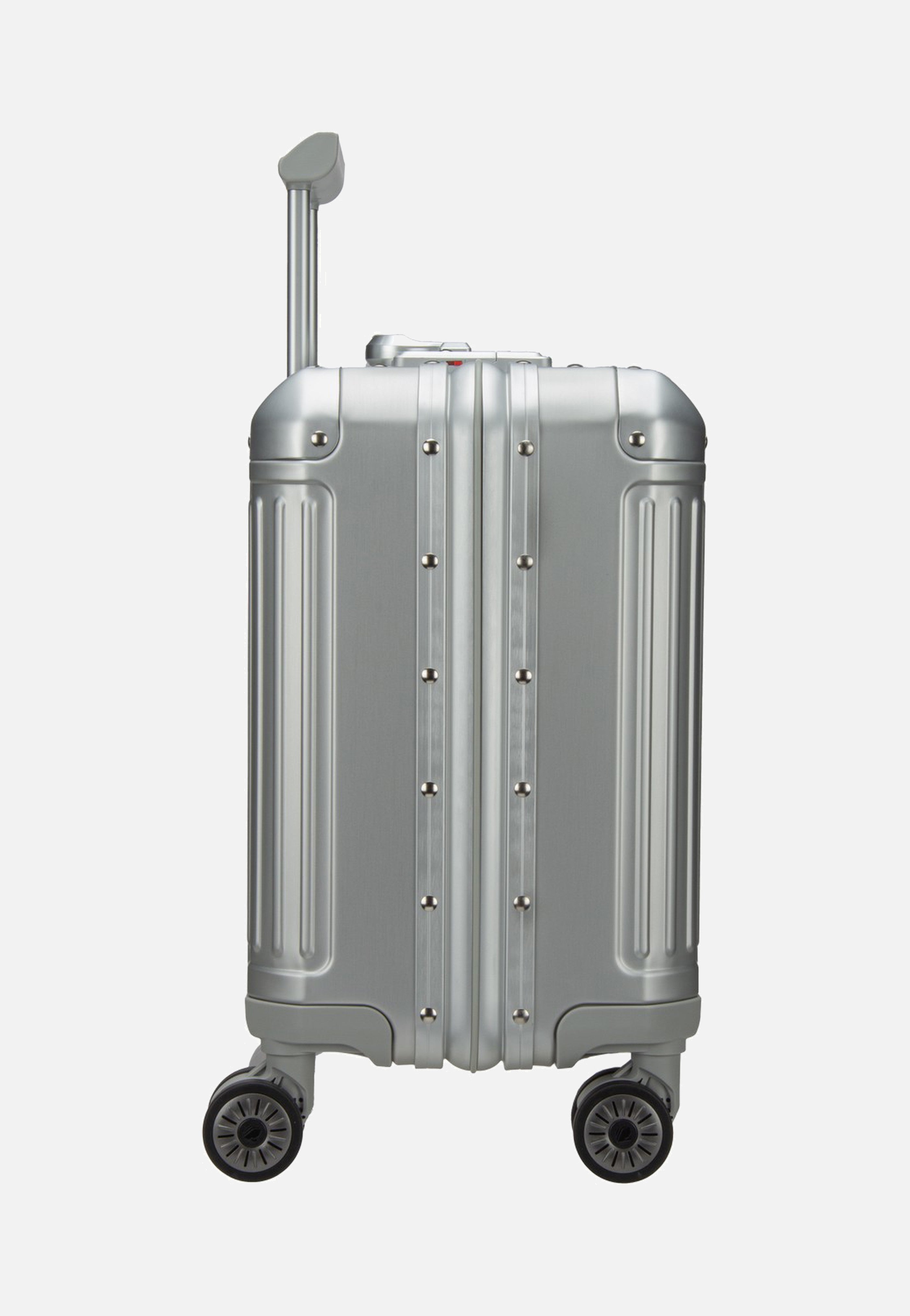 travelite Next 4w Business Wheeler Silber Suitcase