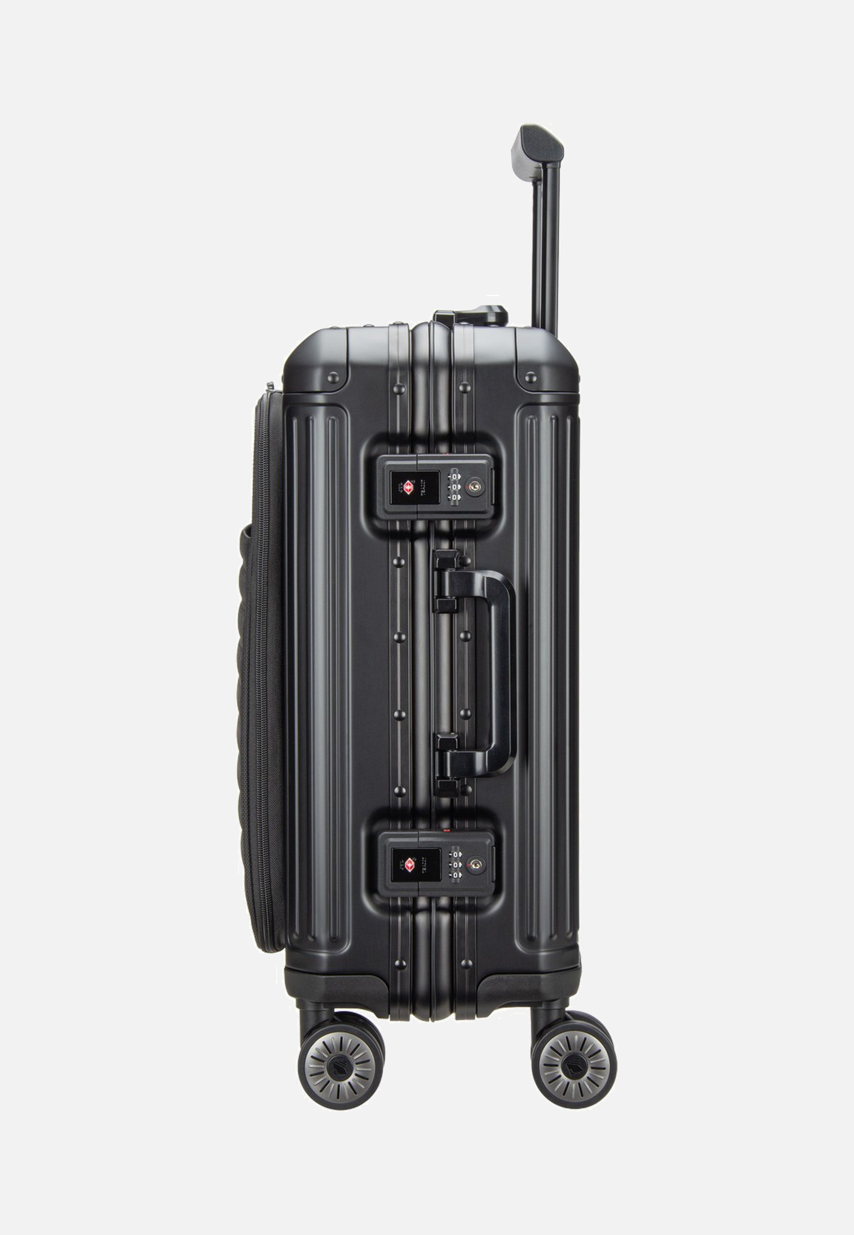 travelite Next 4w Trolley S+ Schwarz Suitcase