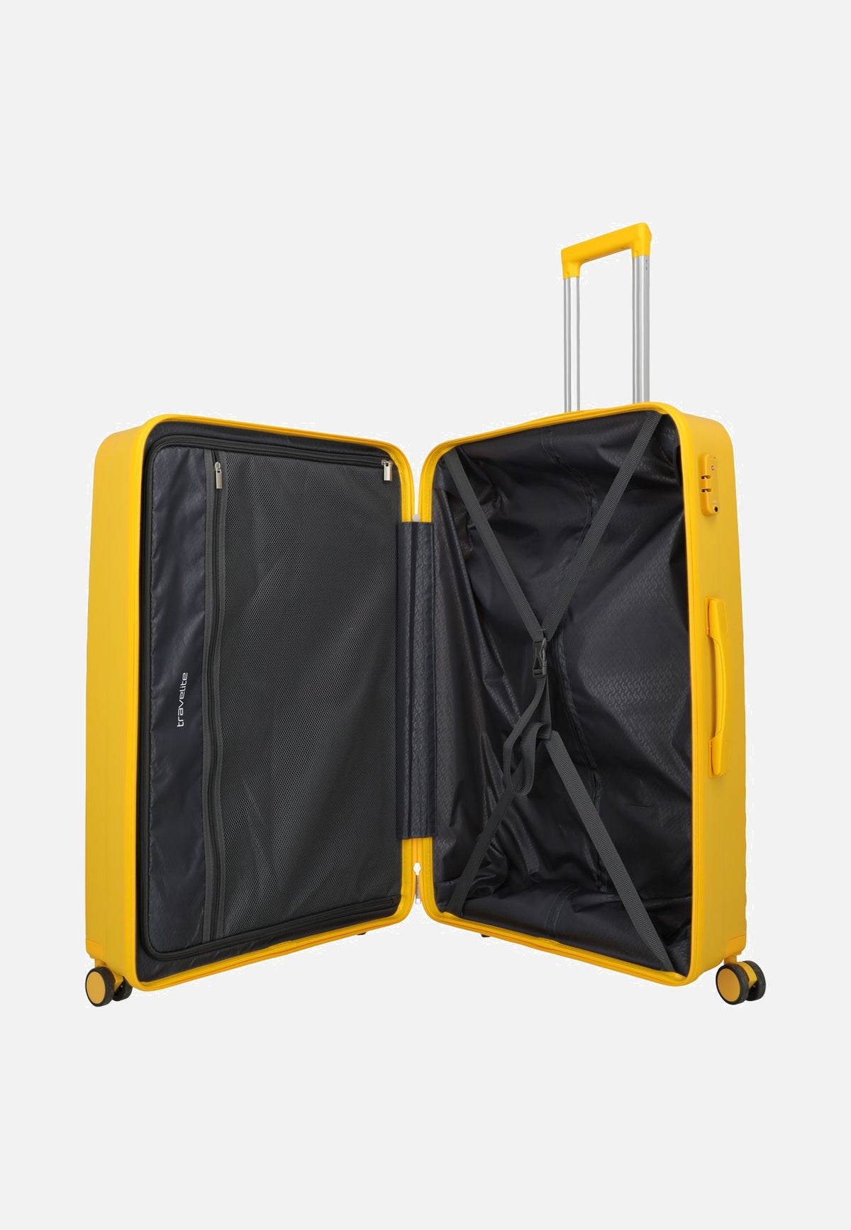 travelite Pacific Trolley 4w Set L/M/S Yellow Valise