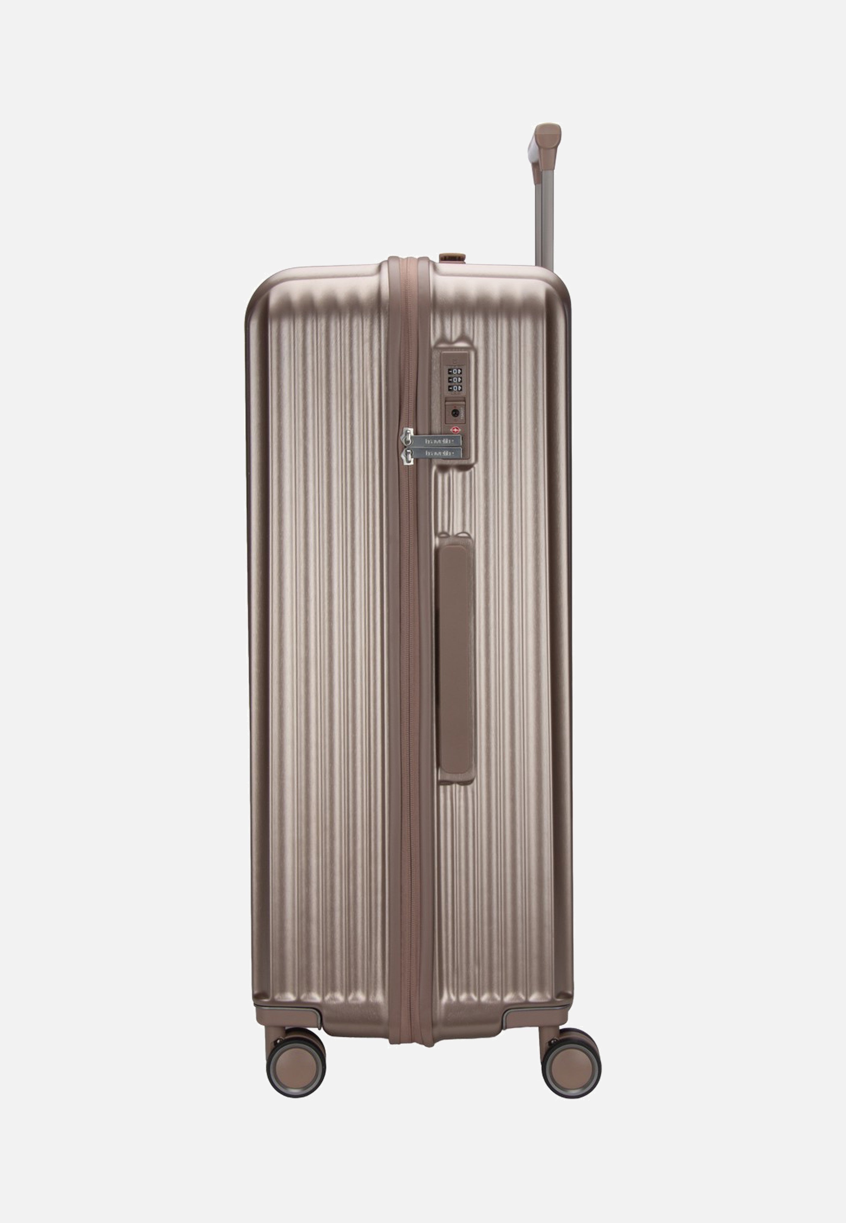 travelite Paros 4W Trolley L Cappuccino Suitcase