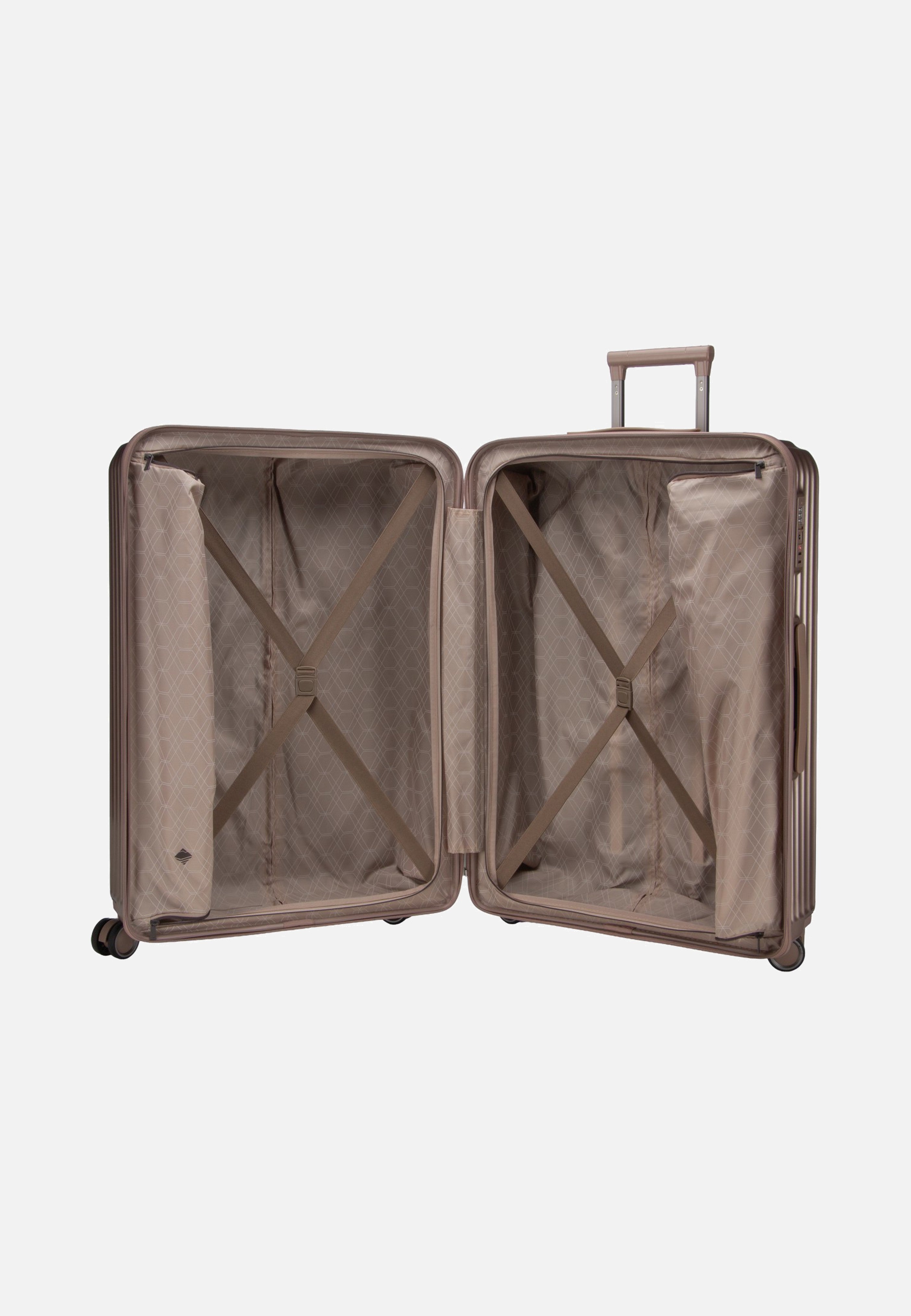travelite Paros 4W Trolley L Cappuccino Suitcase