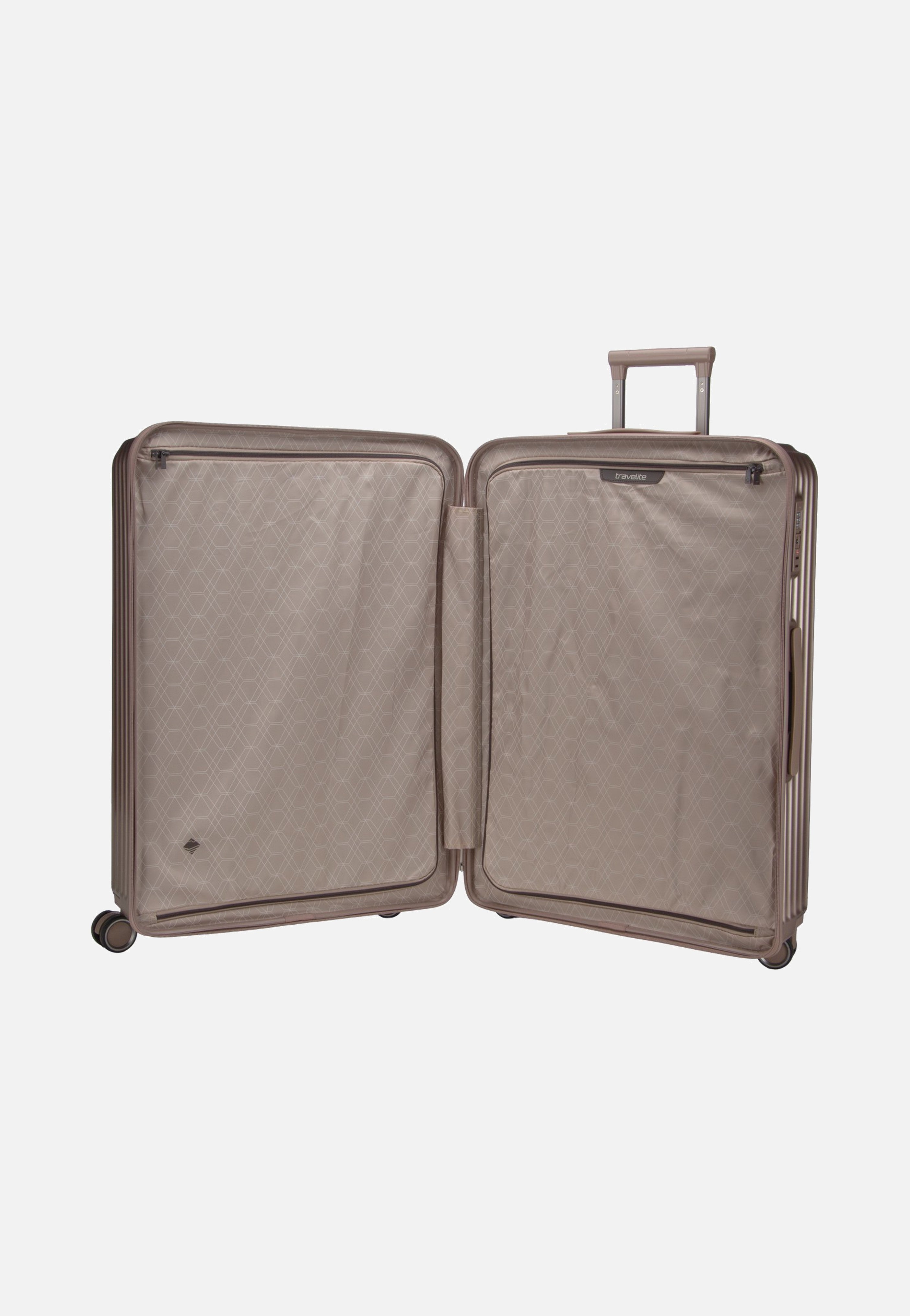 travelite Paros 4W Trolley L Cappuccino Suitcase