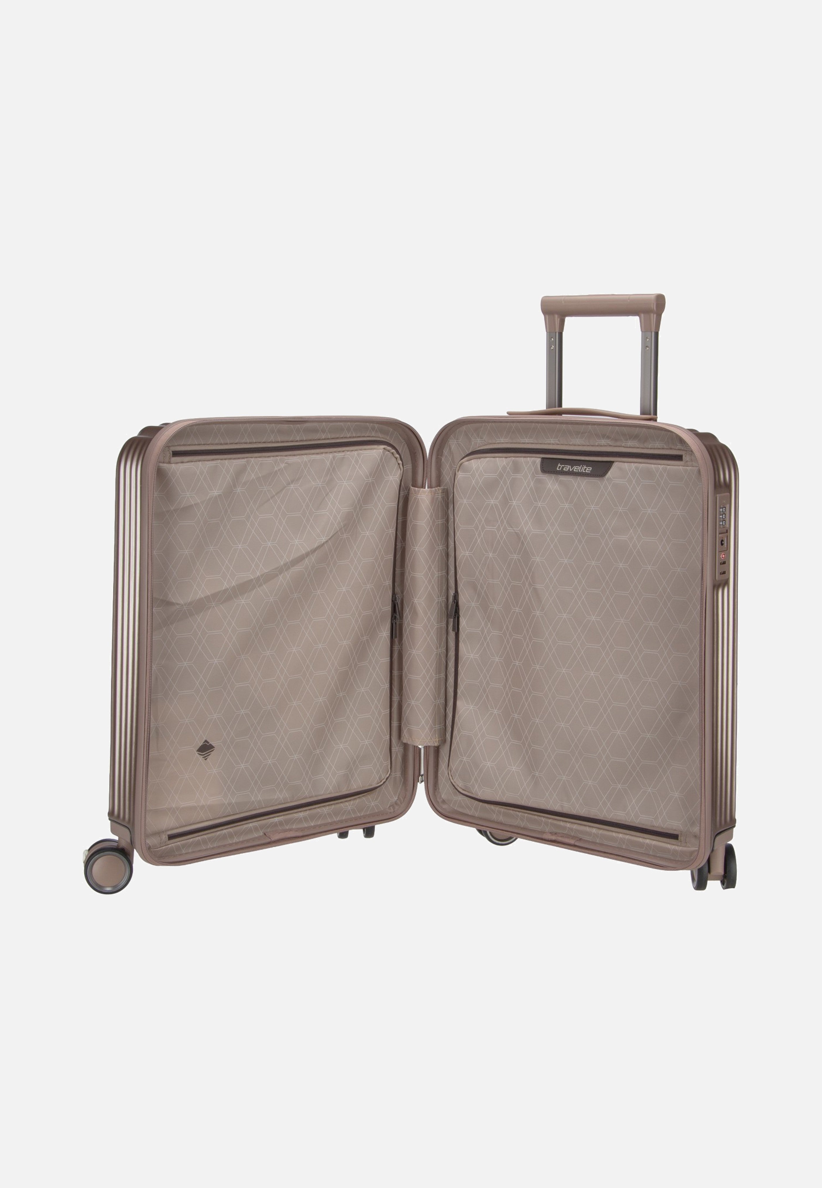 travelite Paros 4W Trolley S Cappuchino Suitcase