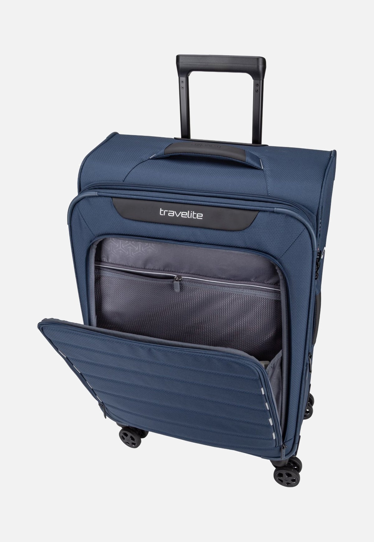 travelite Skaii Trolley 4w M exp. Navy Maleta