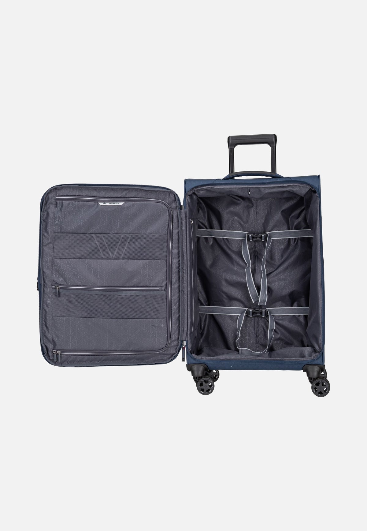 travelite Skaii Trolley 4w M exp. Navy Maleta