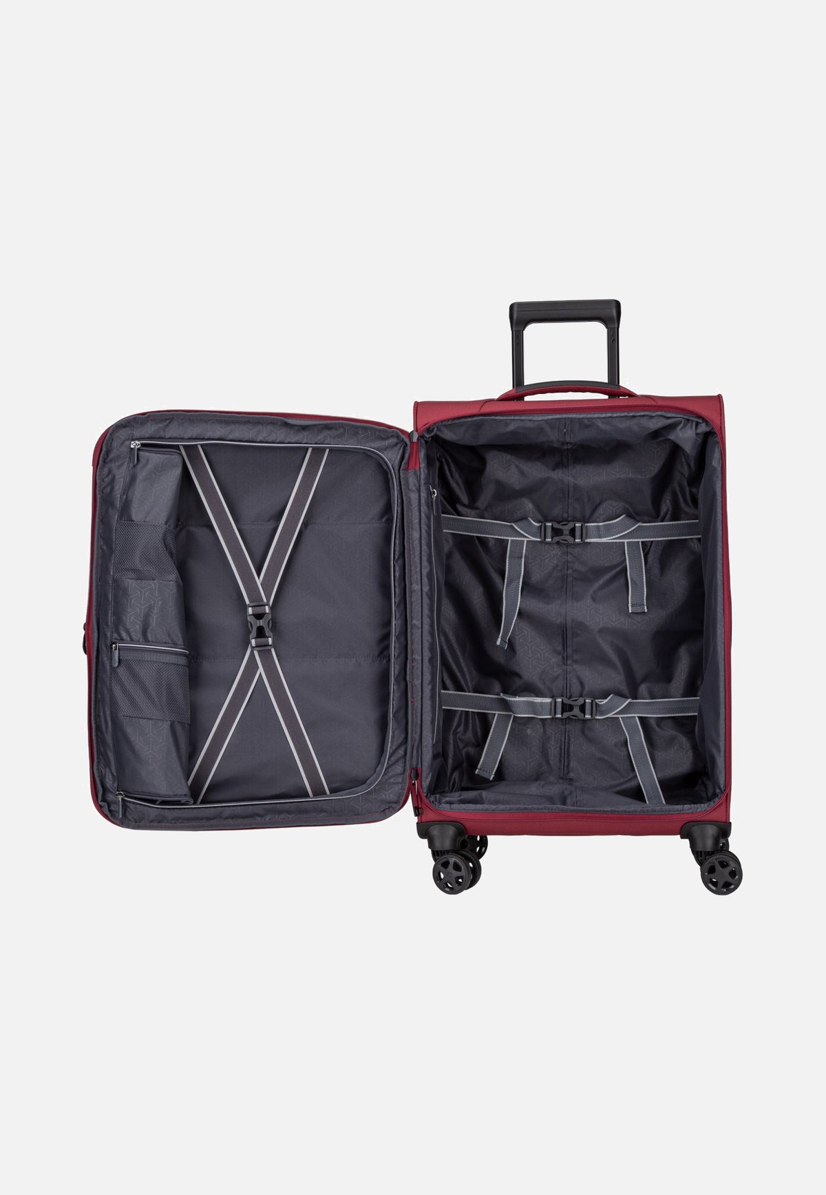 travelite Skaii Trolley 4w M exp. Red Suitcase