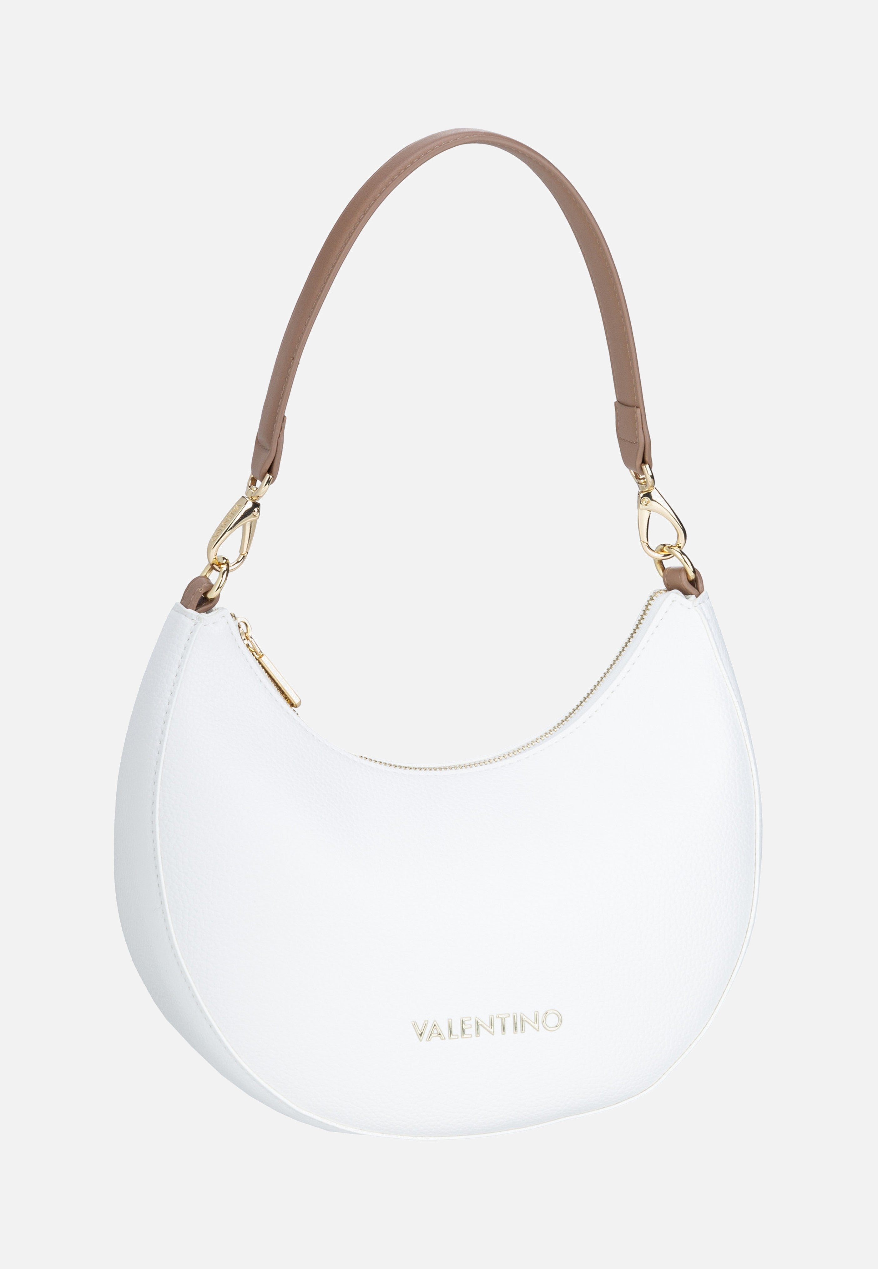 Valentino - Alexia 808 Bianco/Cuoio - Hobo Bag | Women-Image