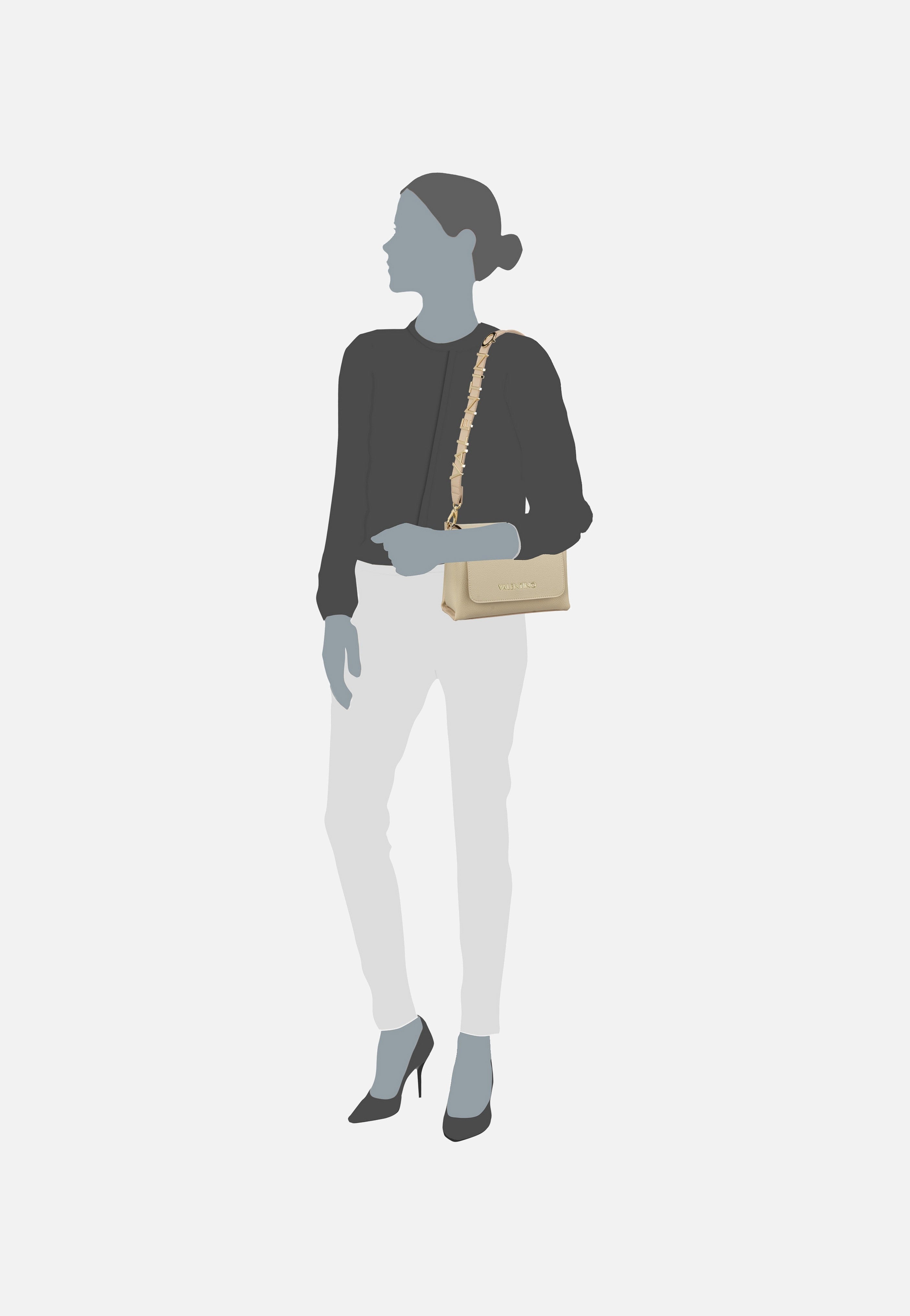 Valentino - Alexia Cartella 806 Ecru - Shoulder Bag | Women-Image