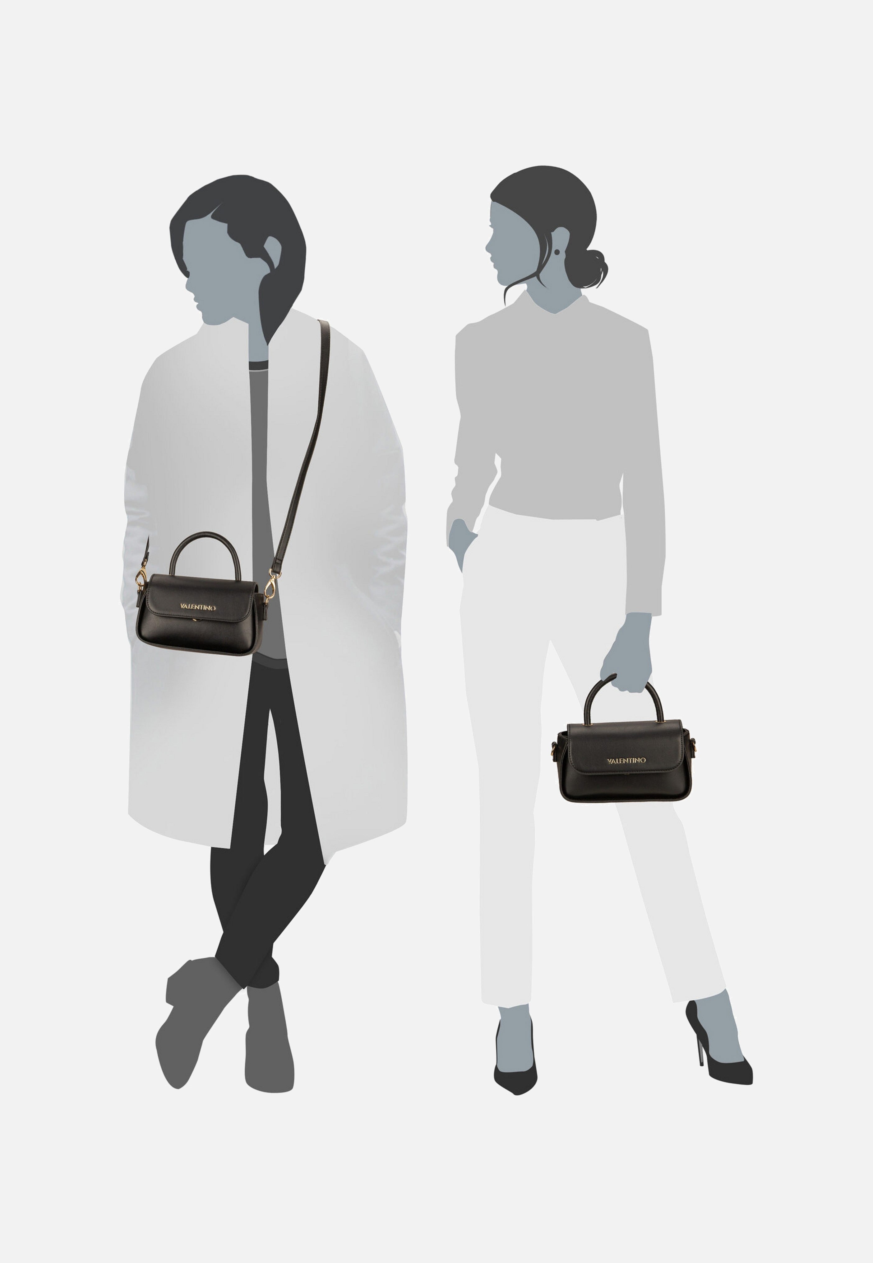 Valentino - Faith RE L39 Nero - Handle Bag | Women-Image