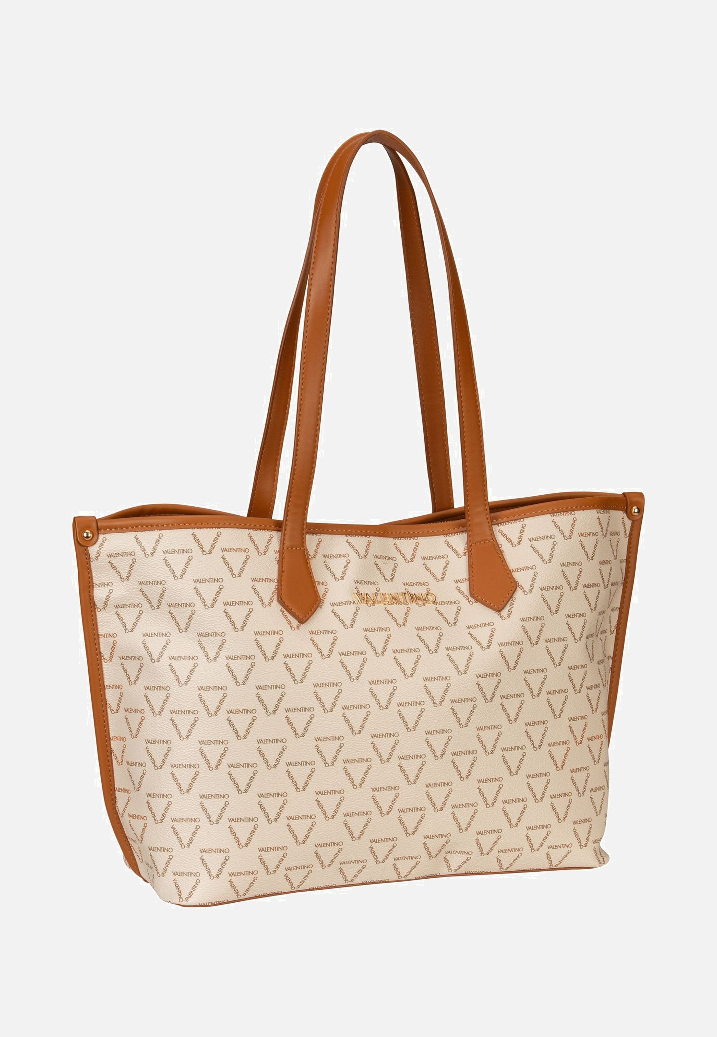 Valentino - Lady RE T02 Bianco/Cuoio - Shopper | Women-Image