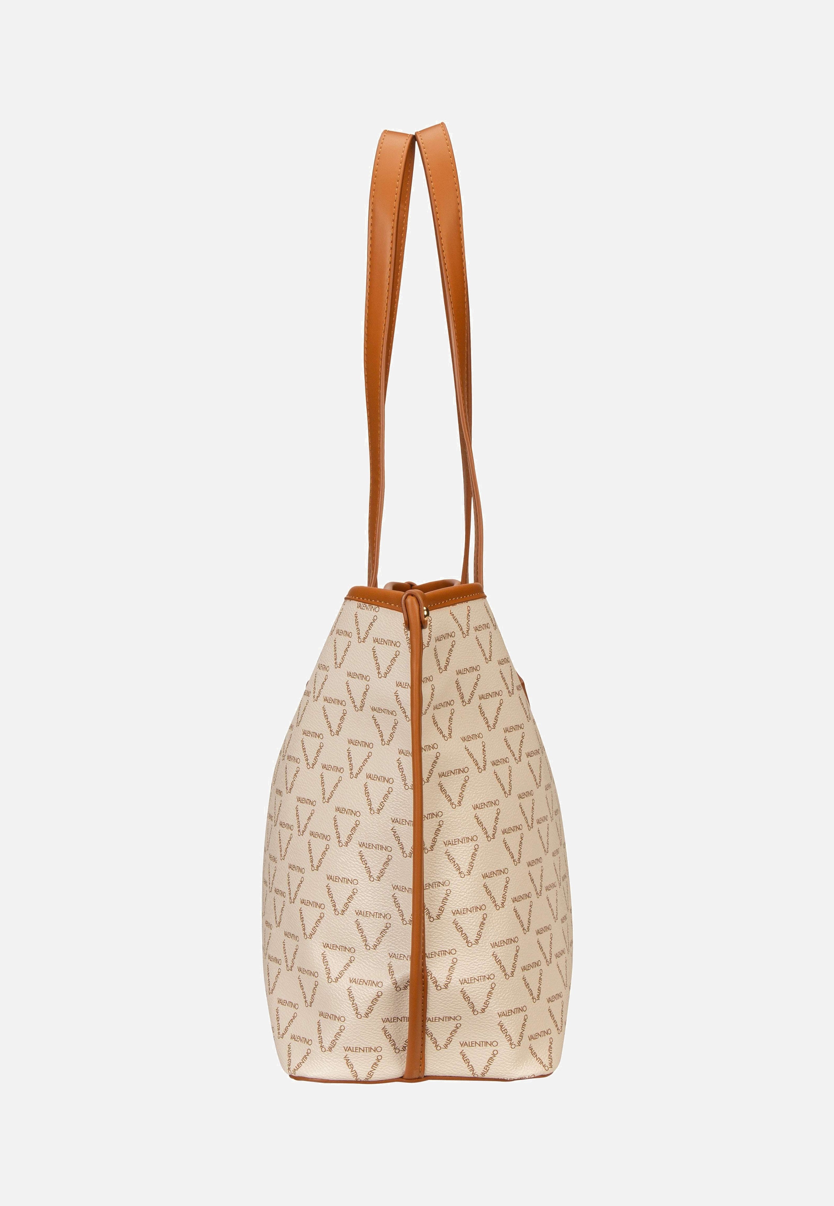 Valentino - Lady RE T02 Bianco/Cuoio - Shopper | Women-Image