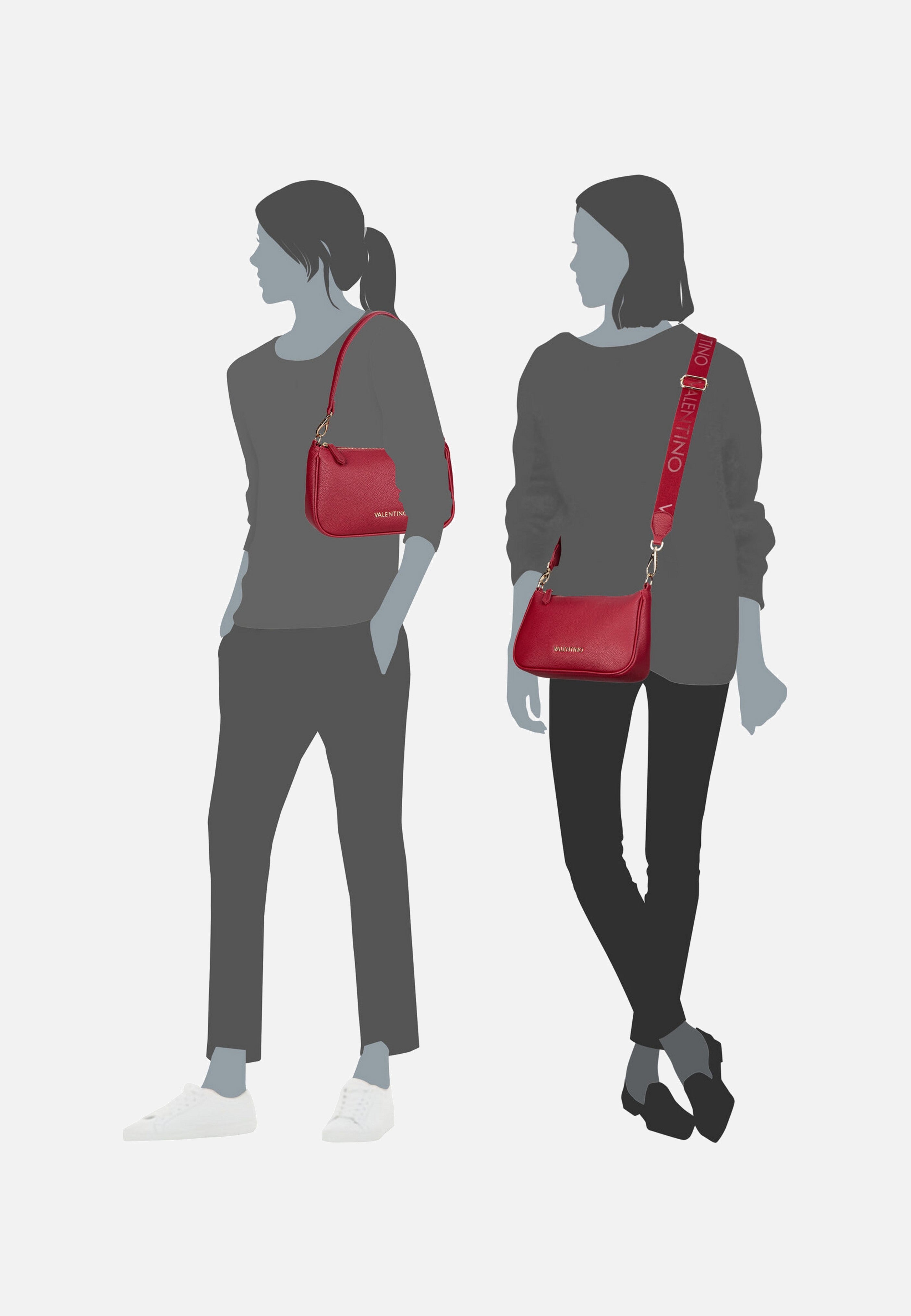 Valentino - Never GL13 Rosso scuro - Shoulder Bag | Women-Image
