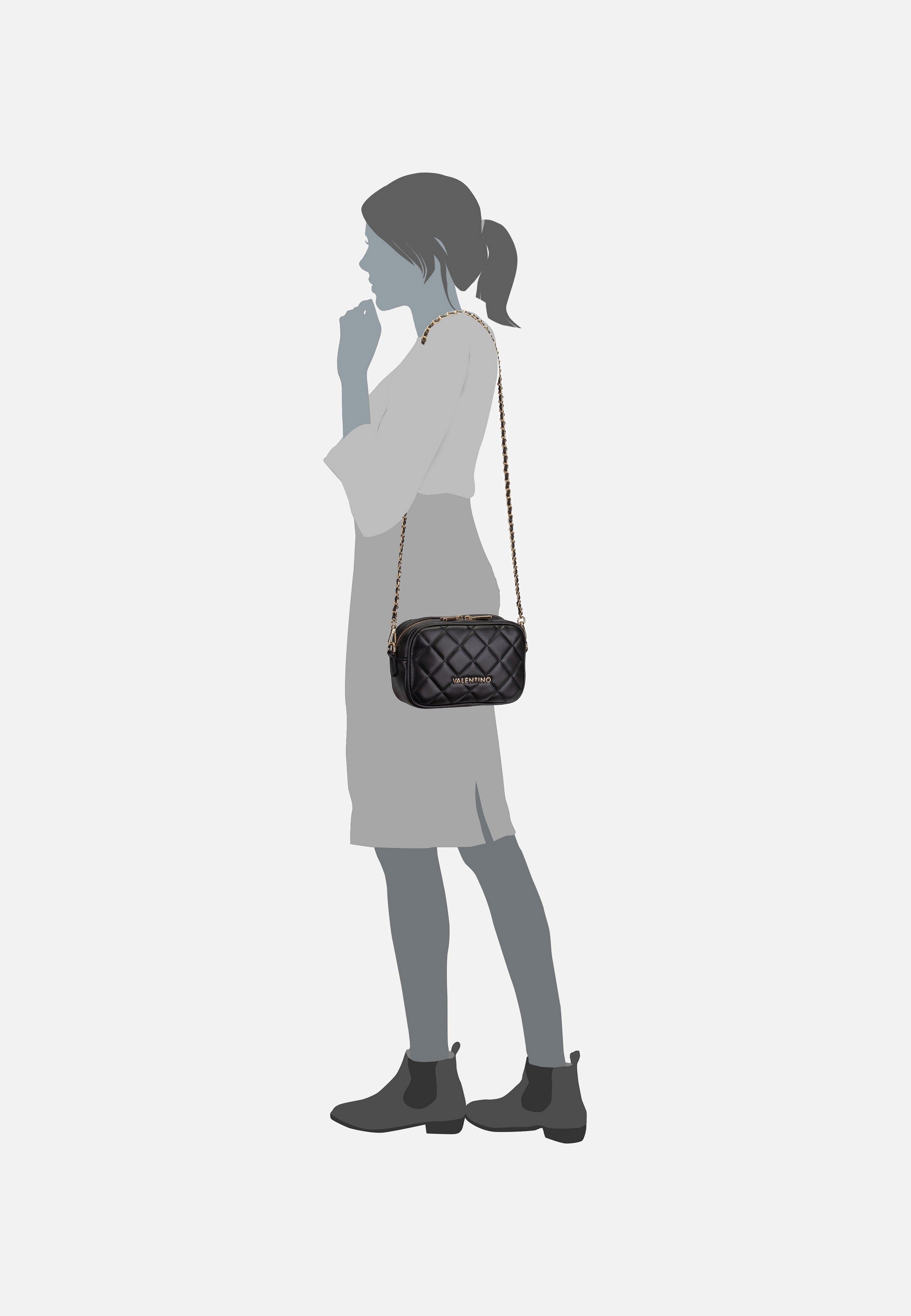 Valentino - Ocarina 51R Nero - Shoulder Bag | Women-Image