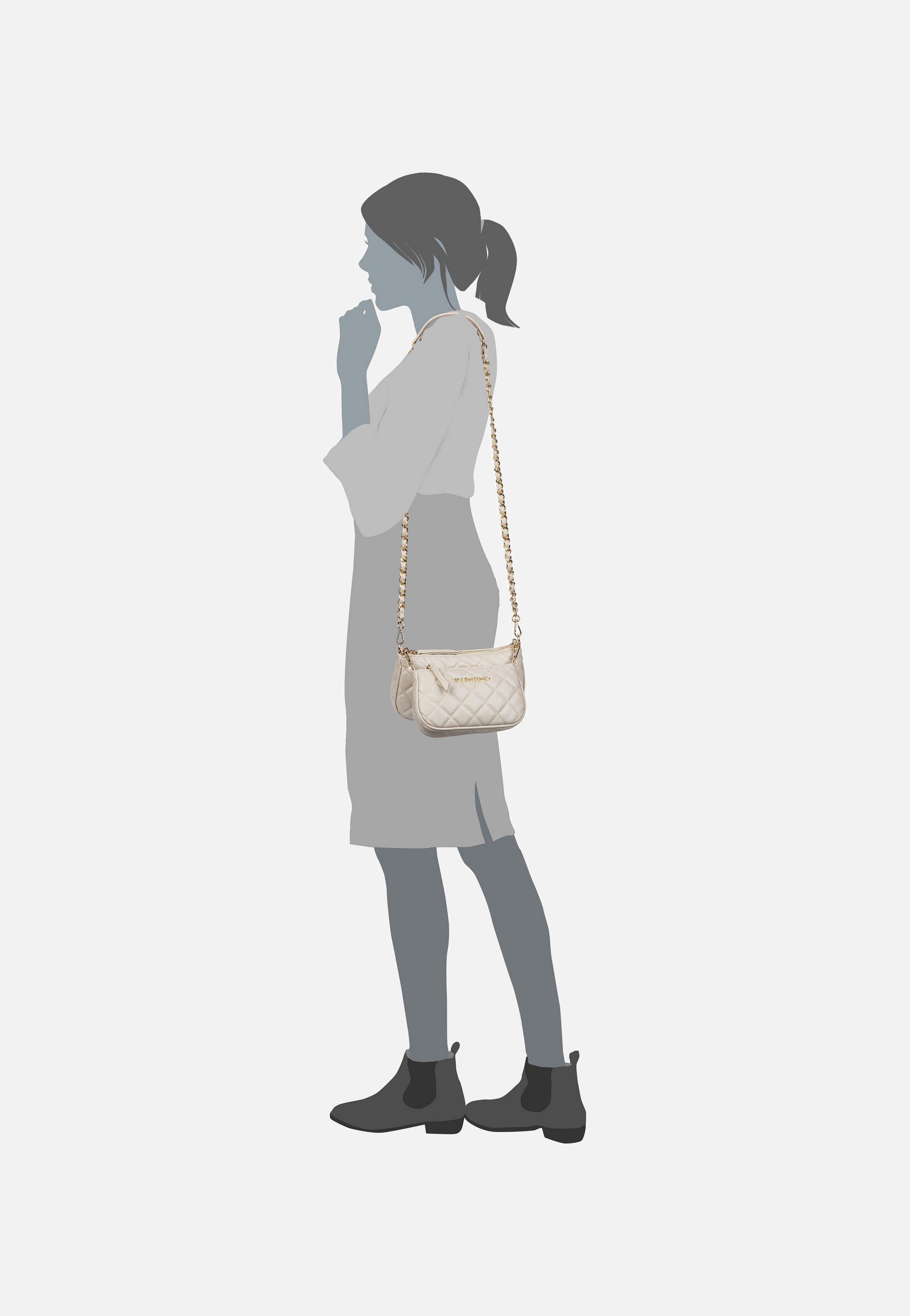 Valentino - Ocarina K24R Ecru - Shoulder Bag | Women-Image