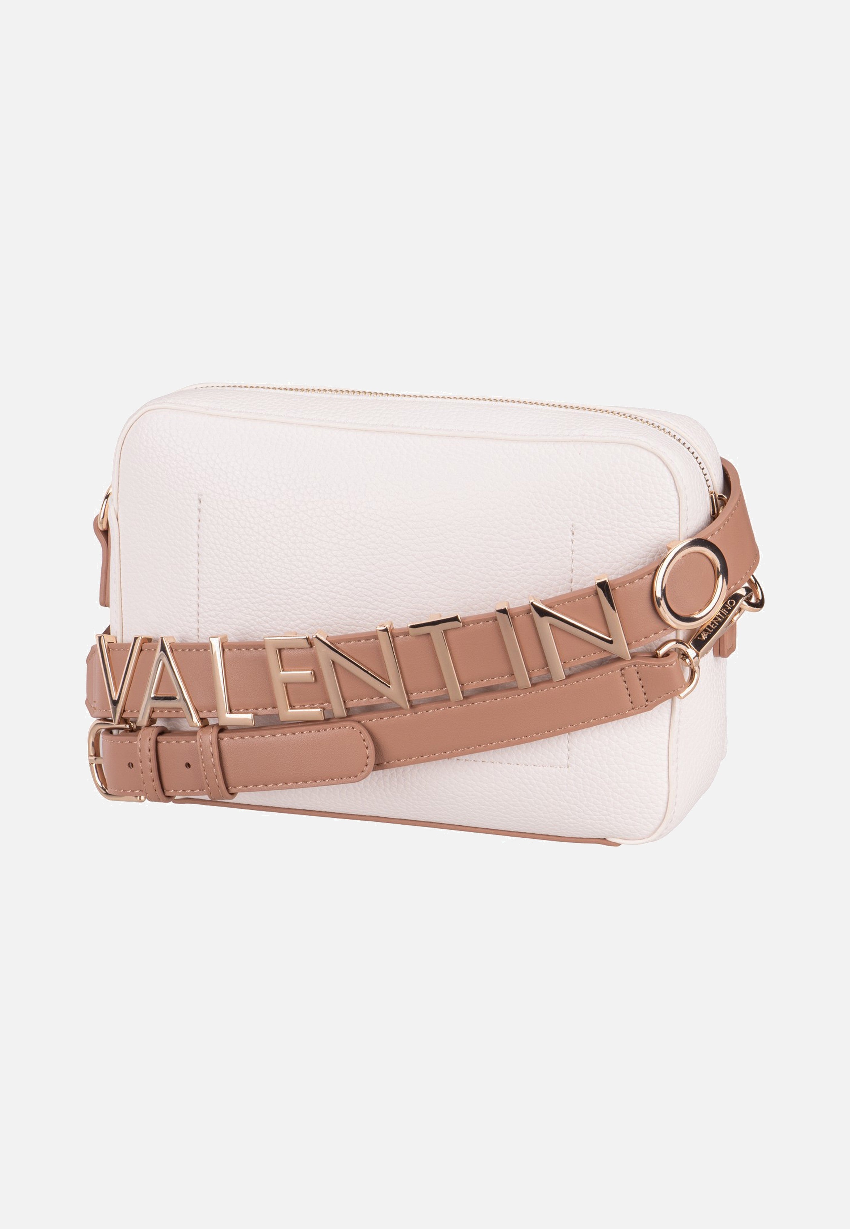 Valentino Alexia 809 Bianco/Cuoio Shoulder Bag