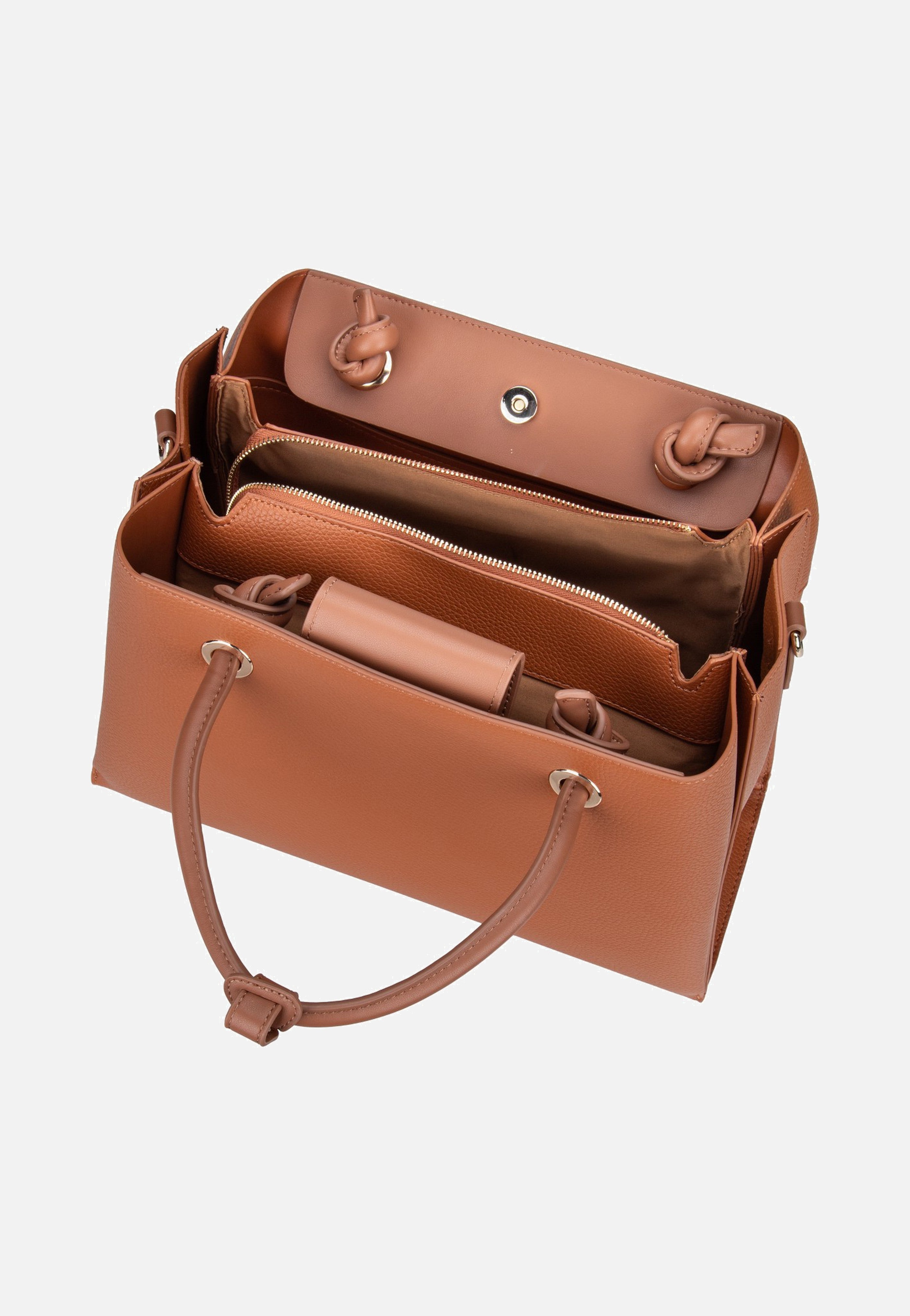 Valentino - Alexia Tote 802 Cuoio - Tote Bag | Neutral-Image