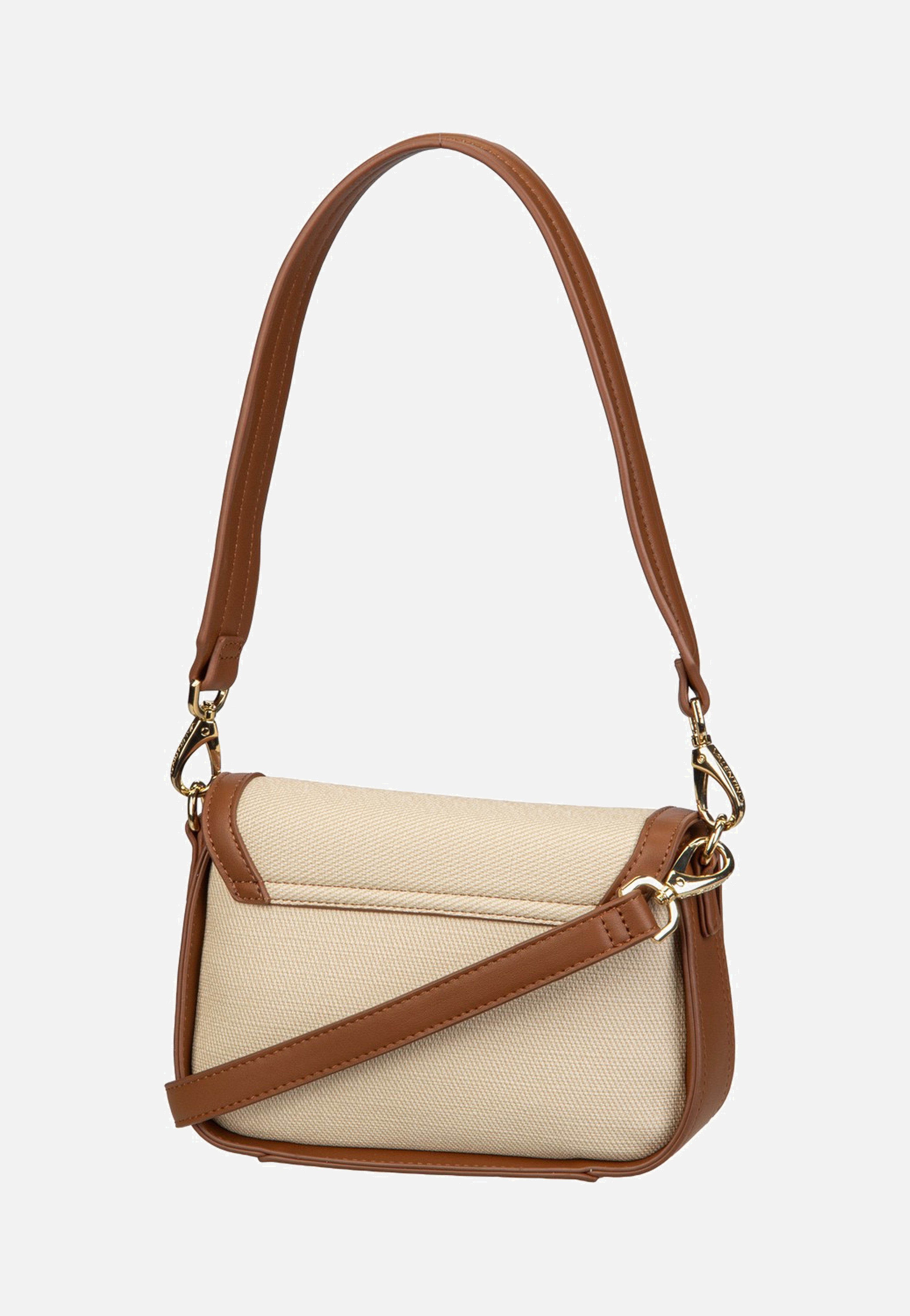 Valentino Atena Re S09 Naturale/Cuoio Shoulder Bag