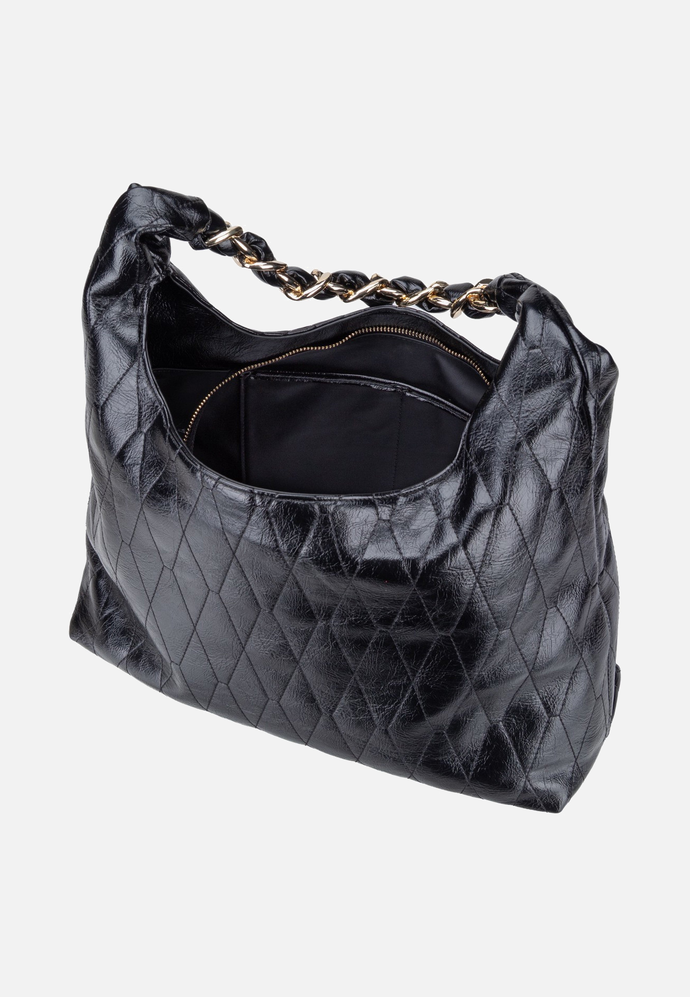 Valentino Crystelle 5Q07 Nero Hobo Bag
