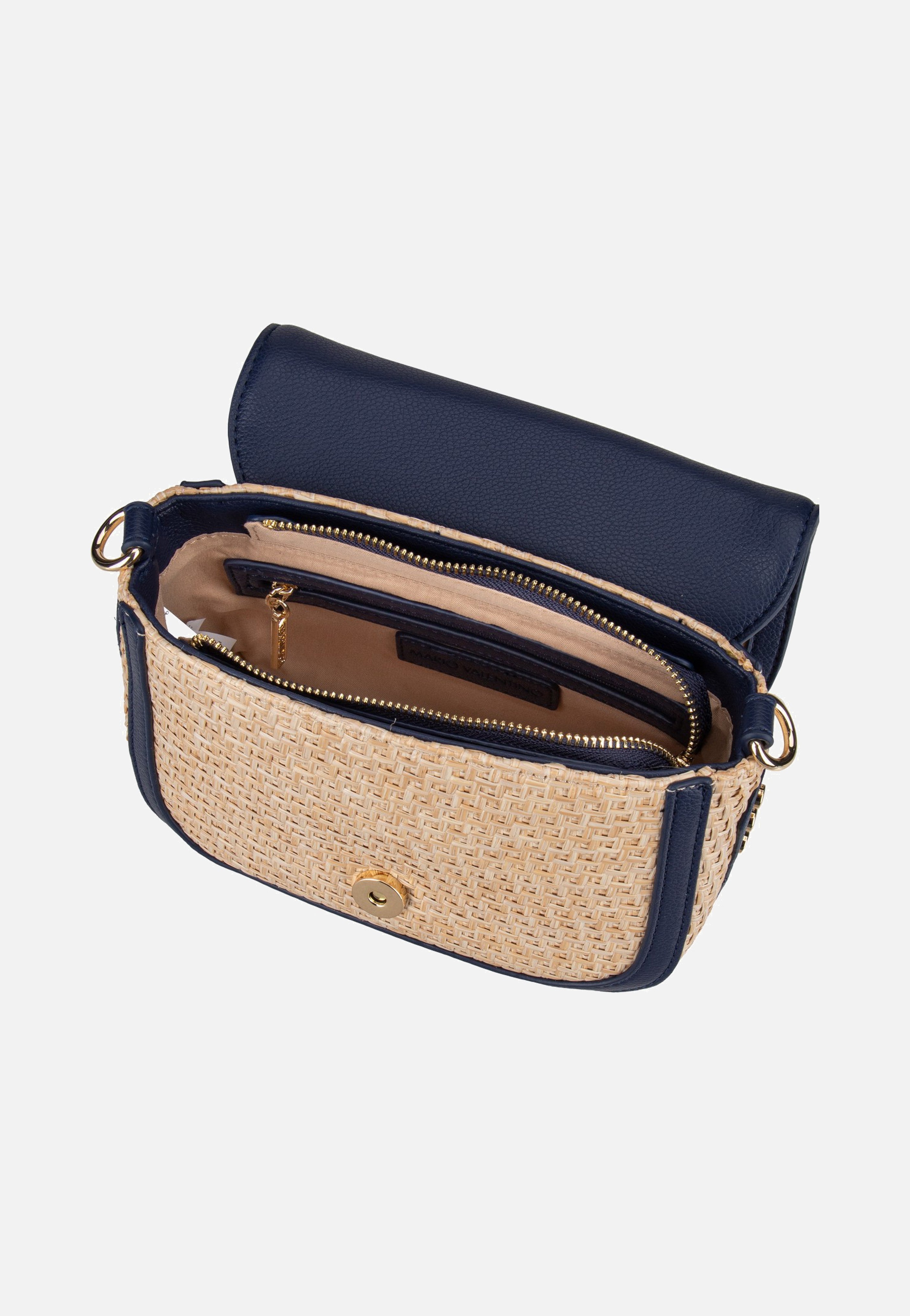 Valentino Demetra 909 Naturale/Blu - Shoulder Bag | Sakoi