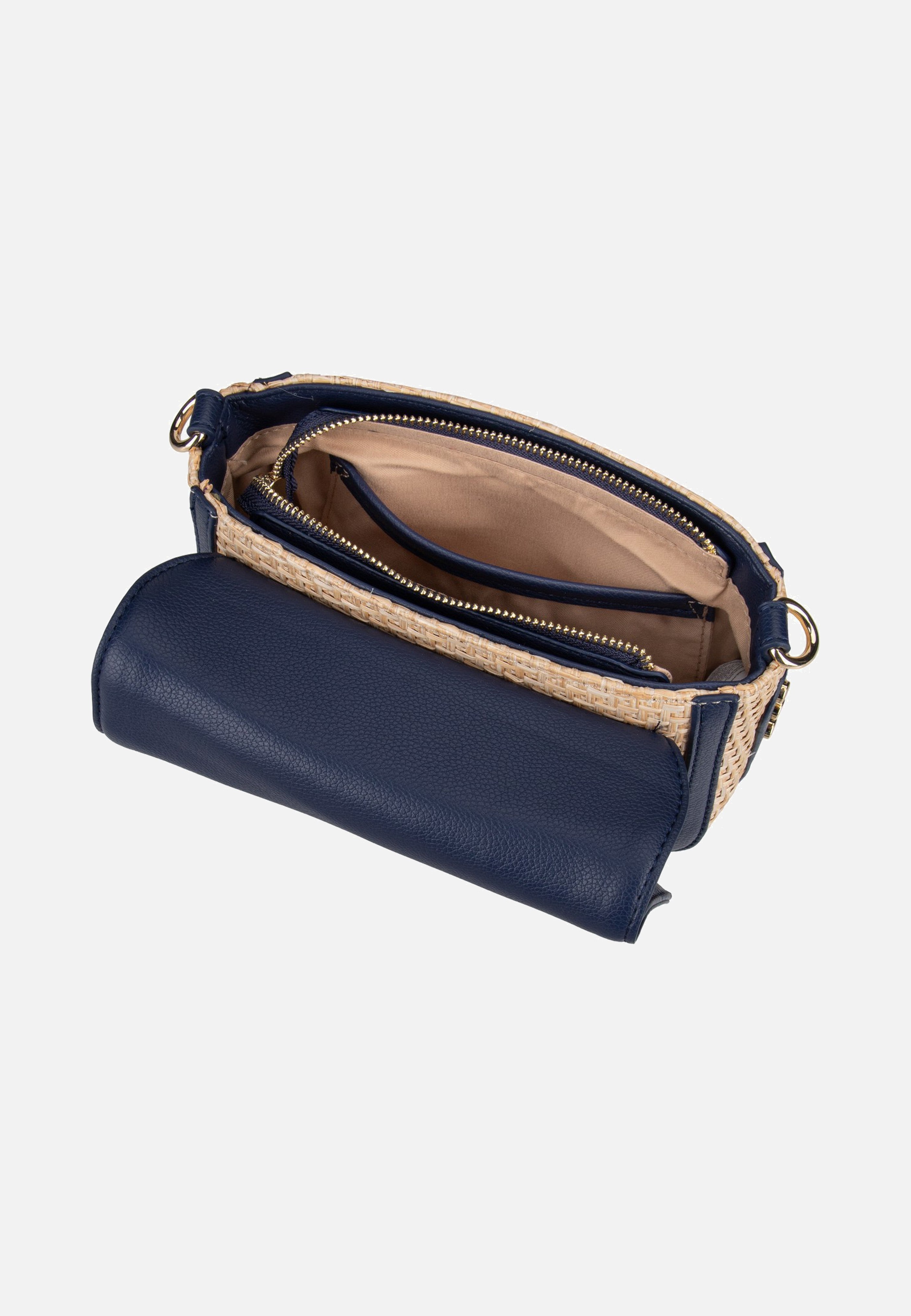Valentino Demetra 909 Naturale/Blu - Shoulder Bag | Sakoi
